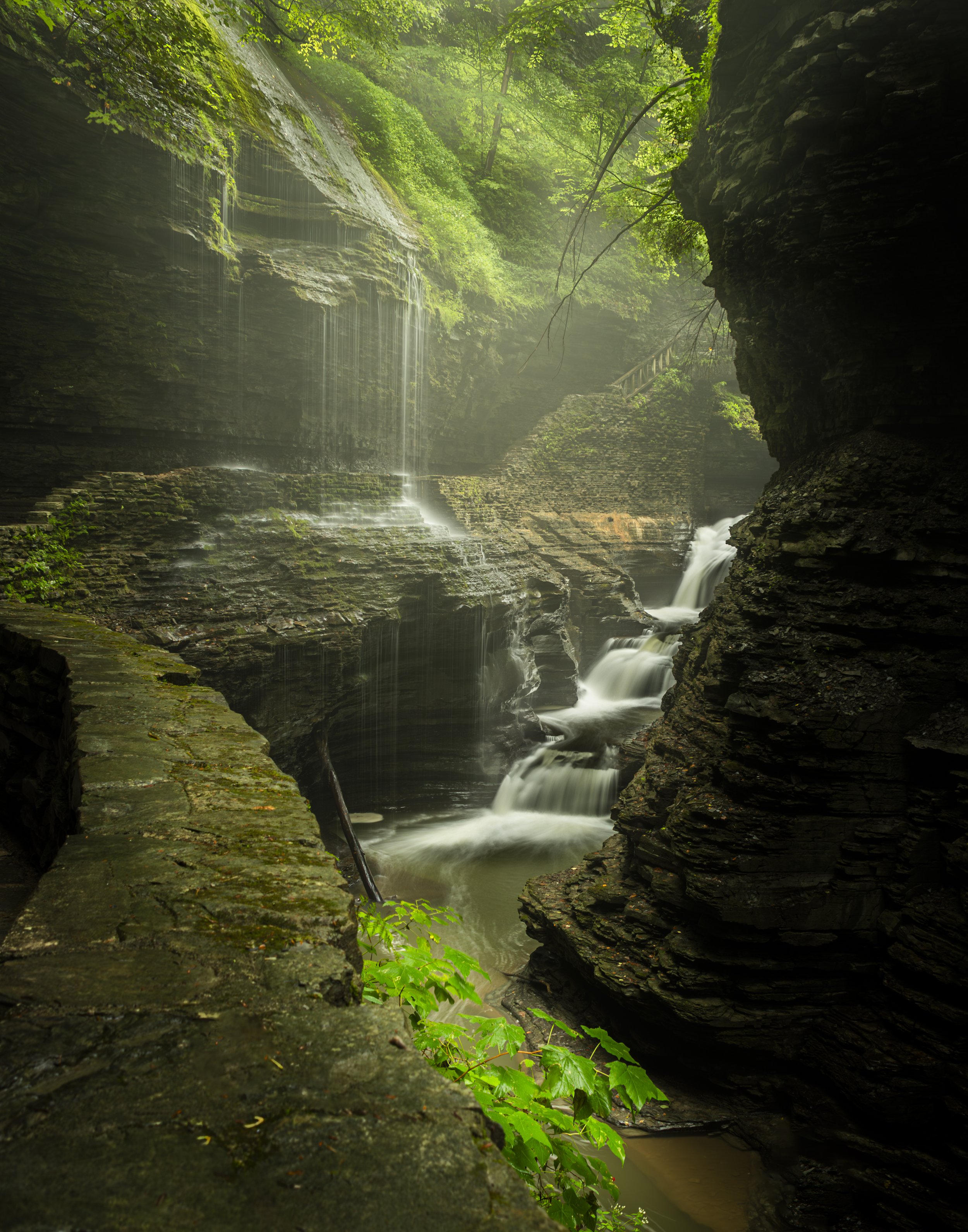 Foggy Rainbow Falls 11x14-.jpg