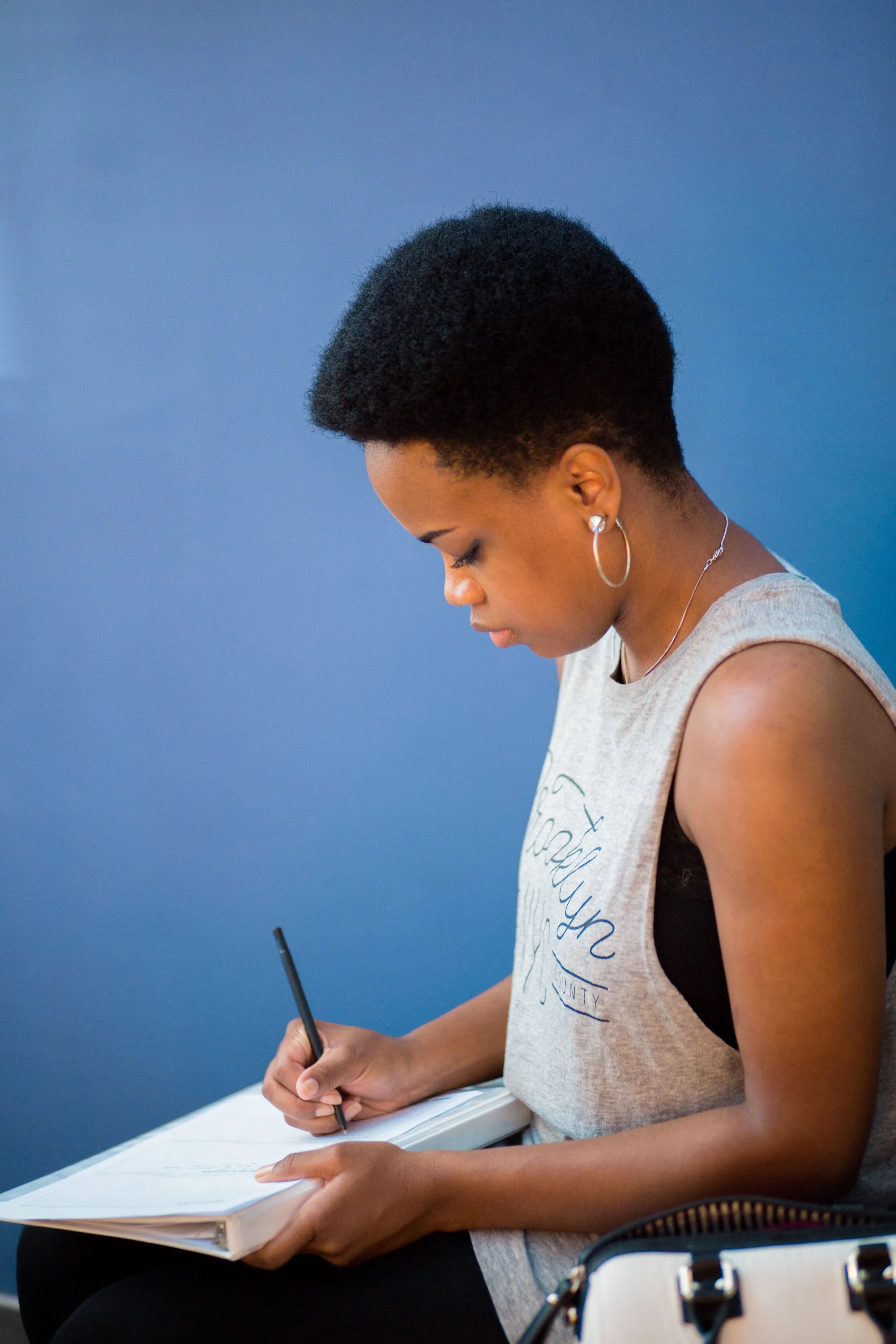 Girl Working