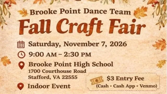 Brooke Point Dance Team Fall Craft Fair