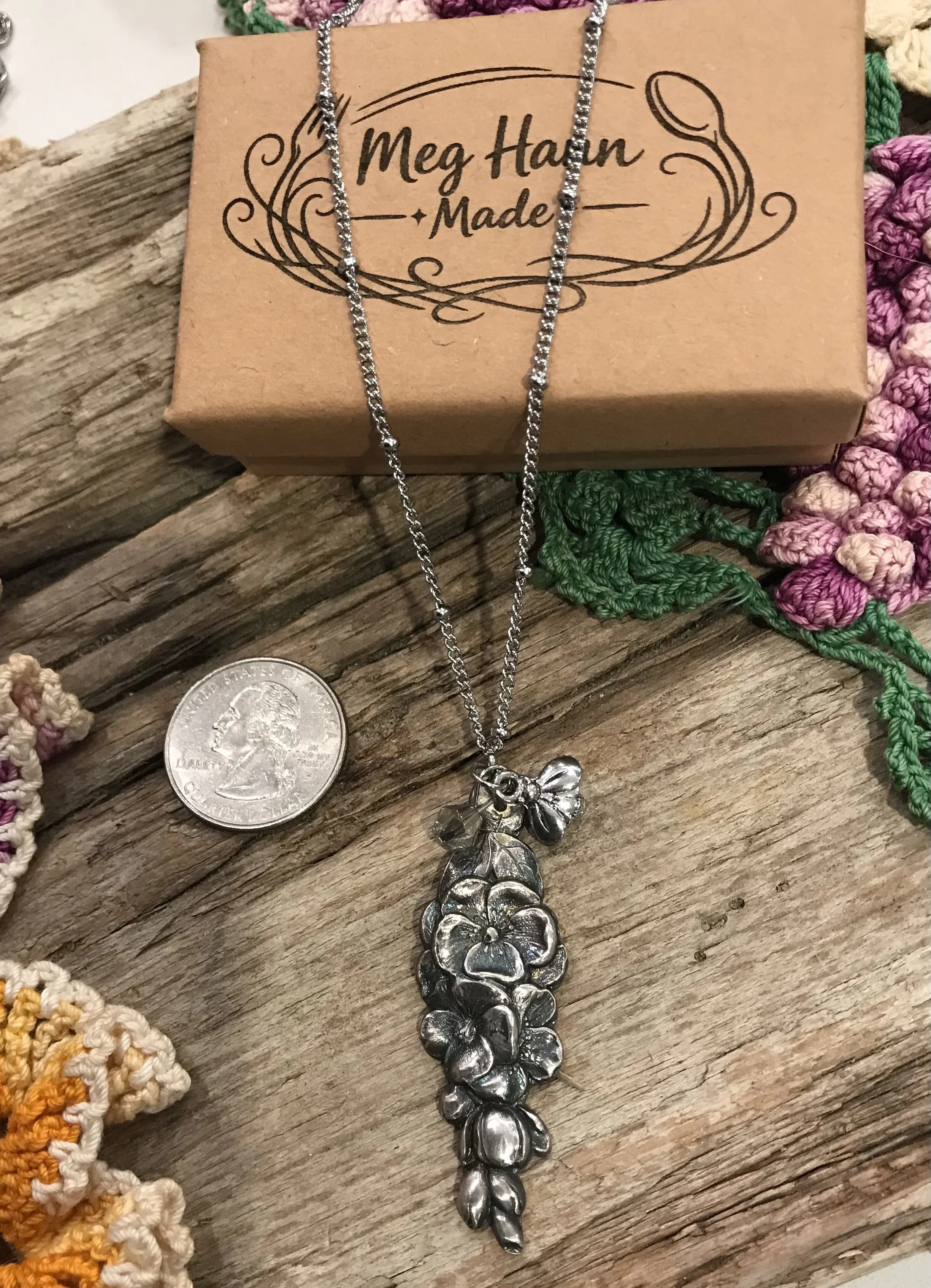 Apple Blossom Flower Necklace
