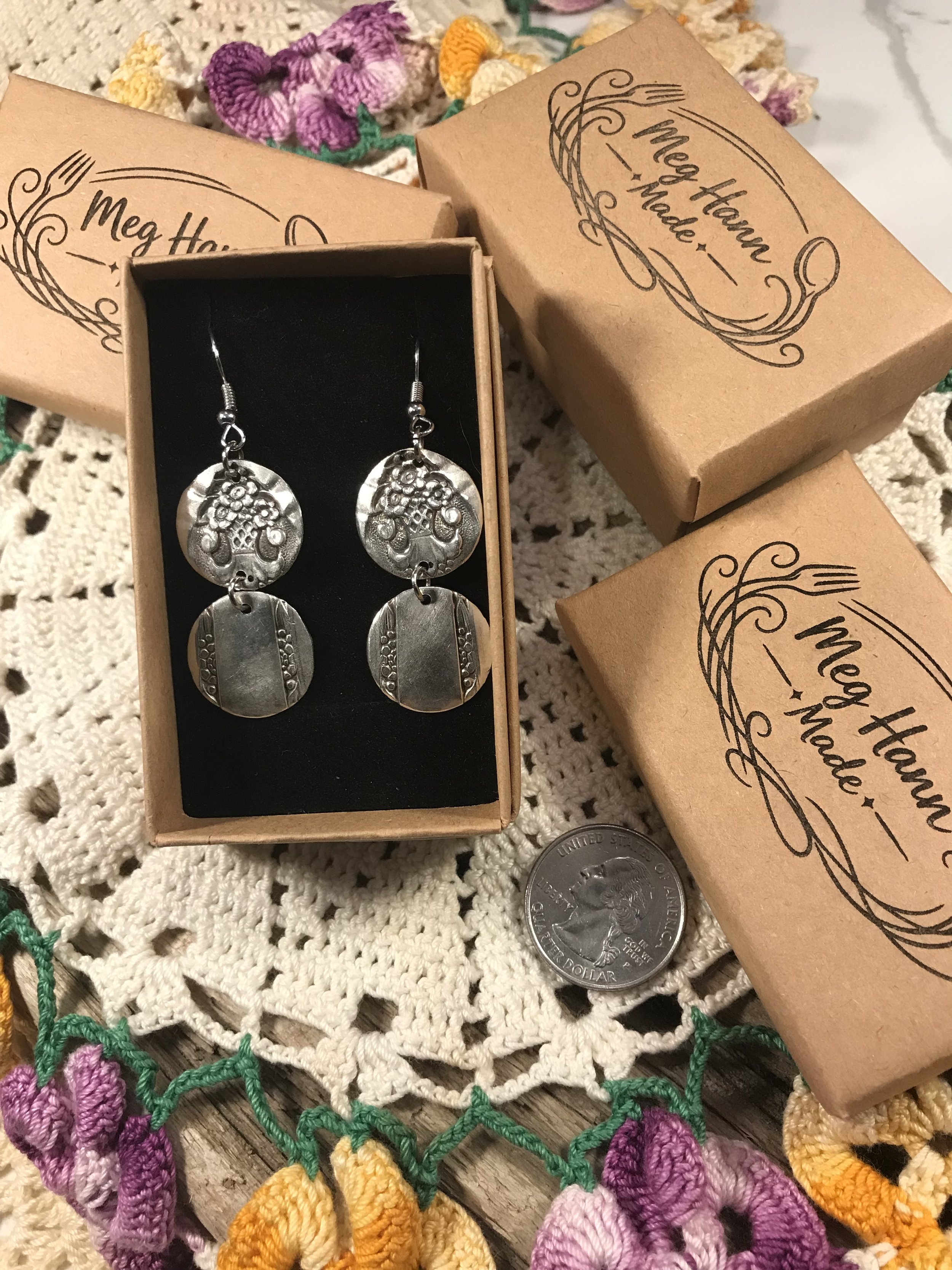 Hollow Knife Drop Earrings
