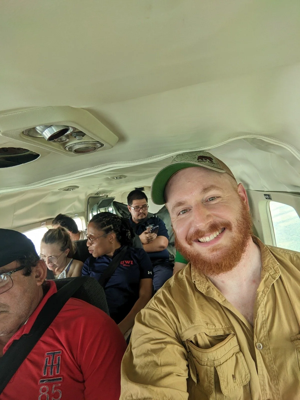 Taking a tiny plane into the hinterlands.