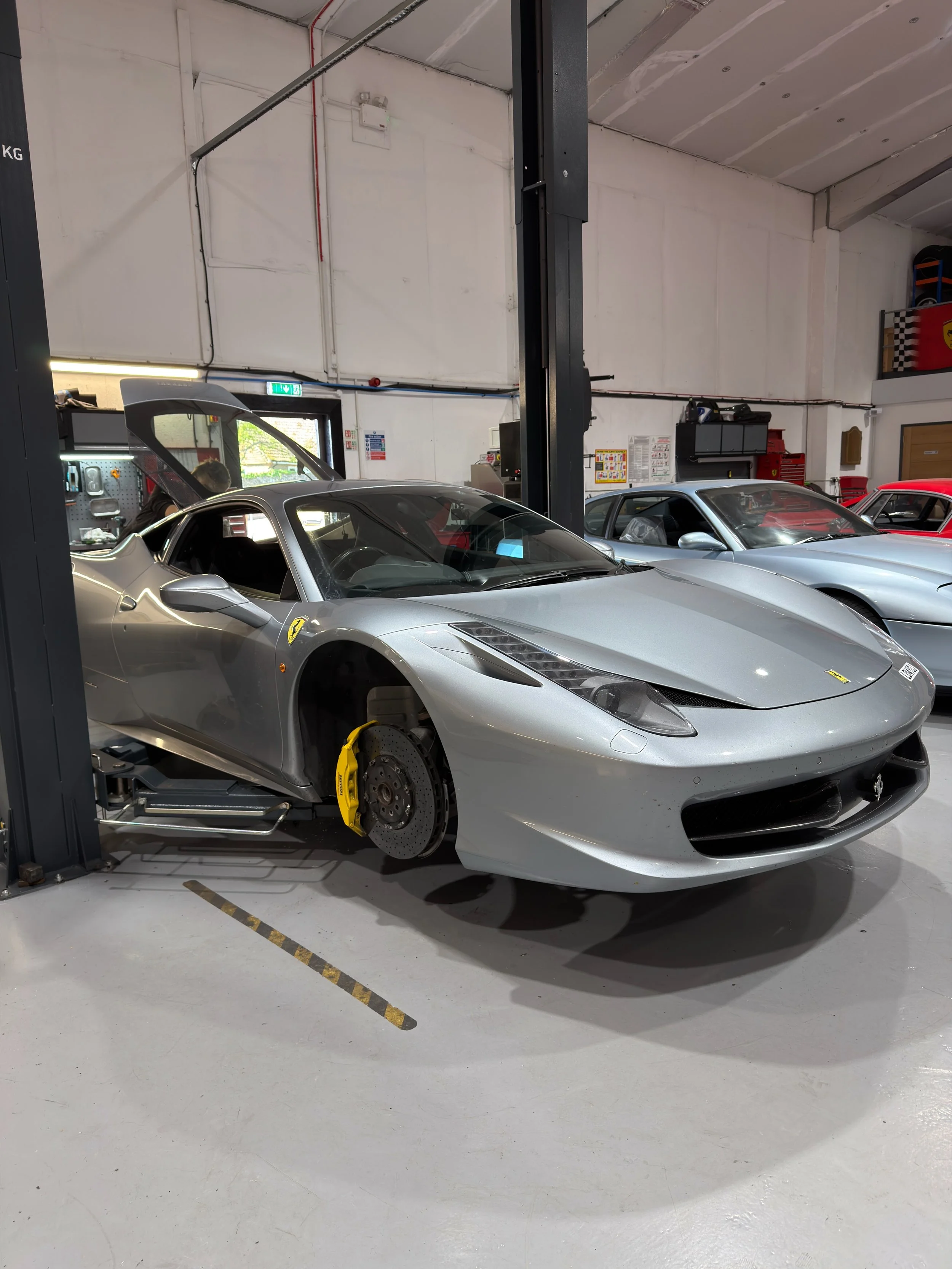 This Ferrari 458 is in with us for its annual service along with replacement TPMS sensors to keep everything running and monitoring exactly as it should.

Routine maintenance done properly is what keeps these cars at their best, both on the road and 
