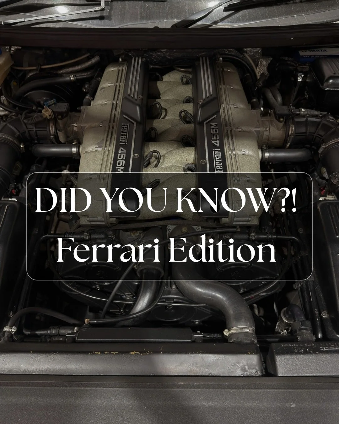 A Ferrari deserves more than a quick once over.

Routine servicing and catching the small issues before they become bigger ones, our workshop checks go beyond the obvious.

Decades of Ferrari knowledge. 🏎️

#Rardleys #Ferrari #FerrariSpecialist #Fer