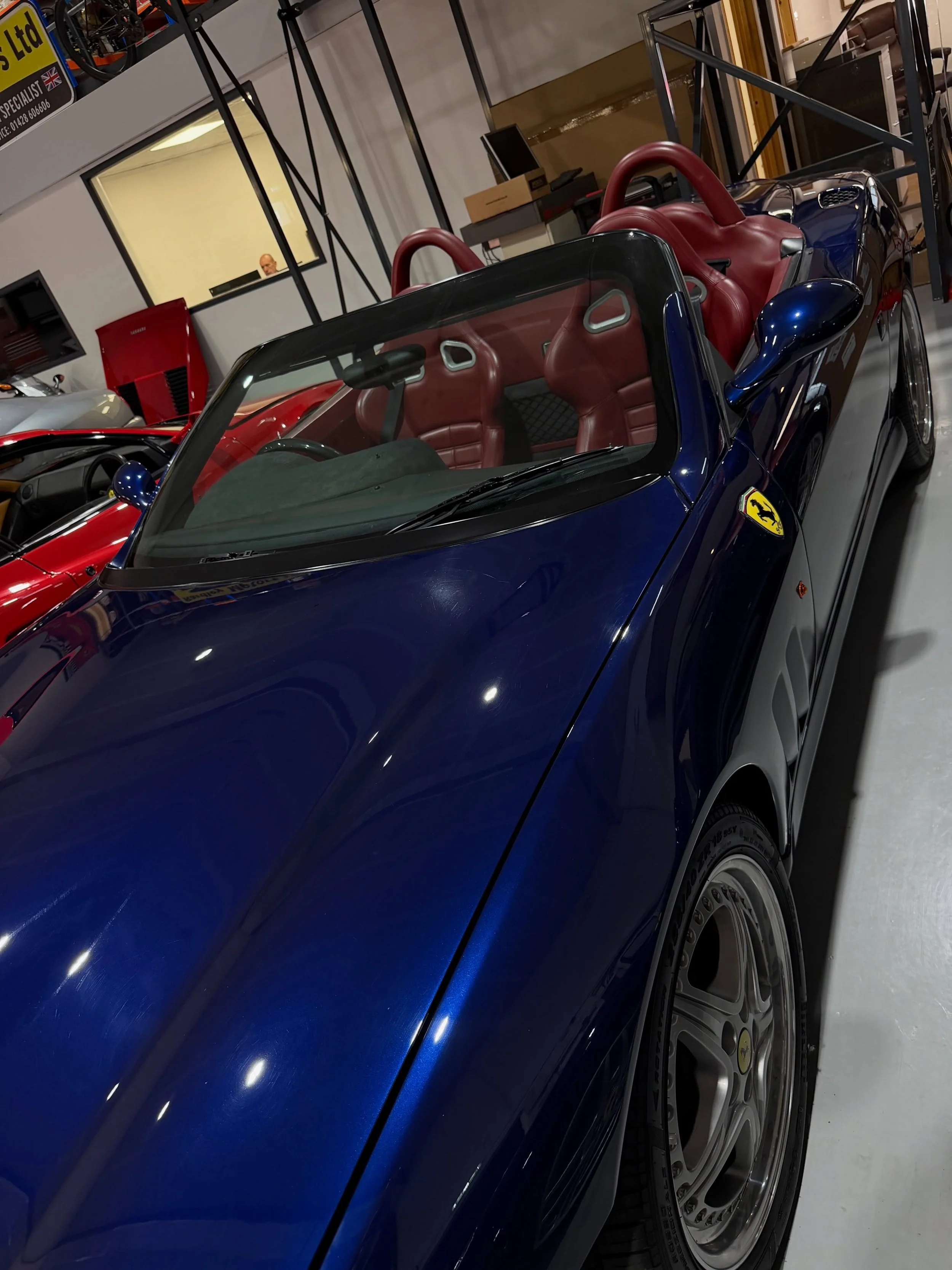 Does your Alcantara look like this? 

Even the finest interiors can show signs of damage over time.

This Ferrari Barchetta came into Rardley Motors with visible deterioration to the Alcantara on the dashboard. We&rsquo;ll be replacing the affected m