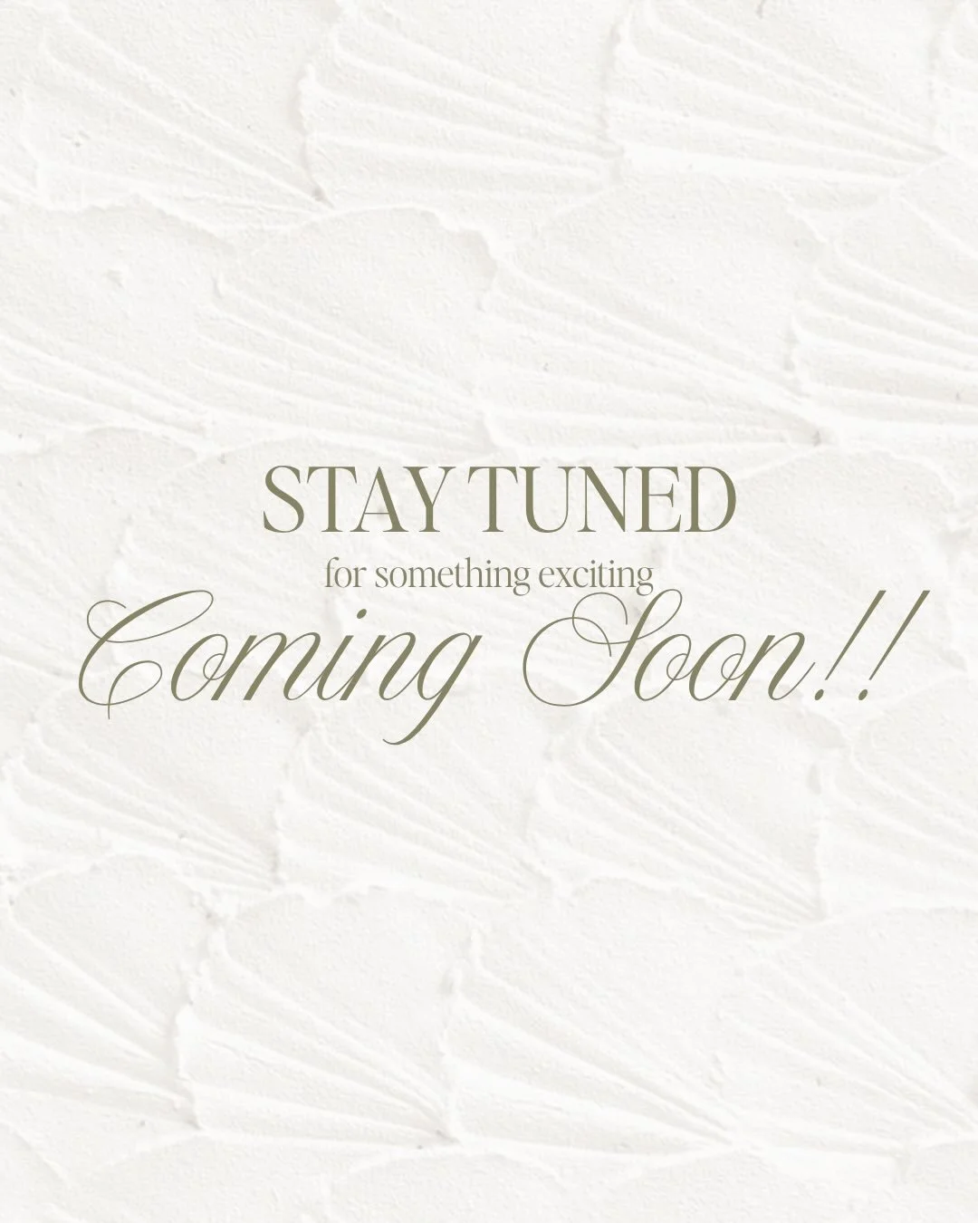 This spring we have been quietly dreaming up some exciting things that we can&rsquo;t wait to share soon!