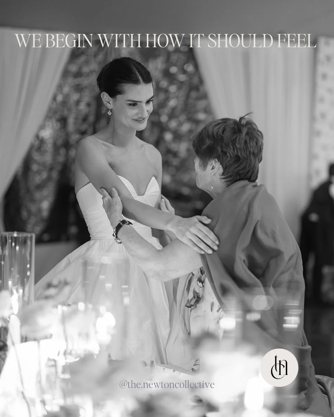 Every celebration begins the same way &mdash; not with logistics, but with a feeling.
We listen closely.
We refine the vision.
We translate it into a cohesive, editorial experience.
Balancing creative direction with seamless execution is where our wo