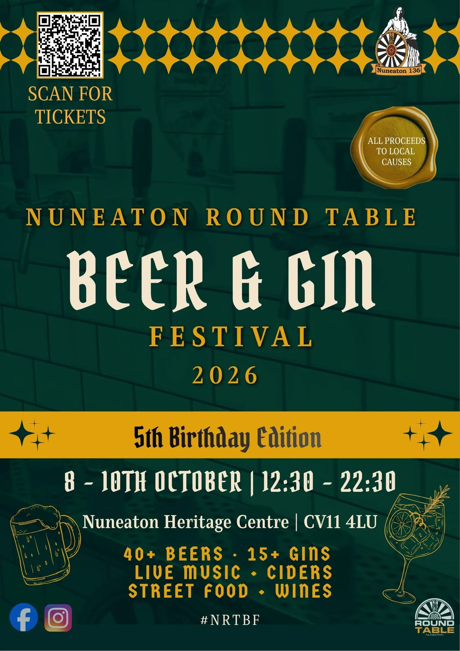 Nuneaton Round Table Beer &amp; Gin Festival