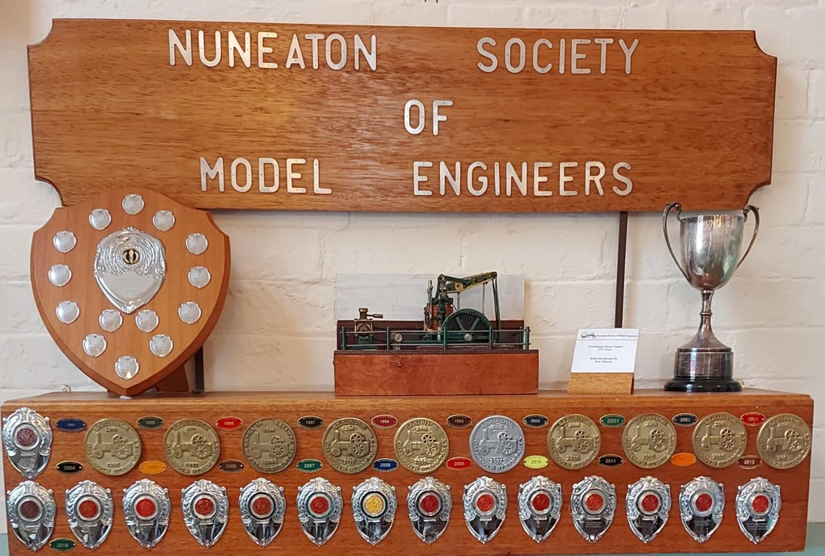 Nuneaton Society of Model Engineers - regular exhibitors at the Caldecote steam party, Warwickshire.