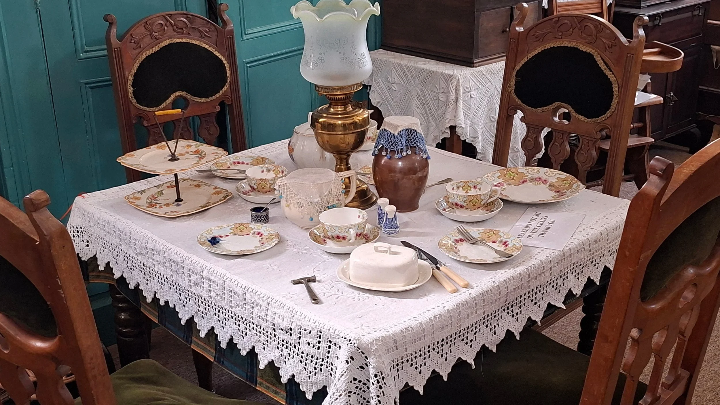 afternoon tea party setup