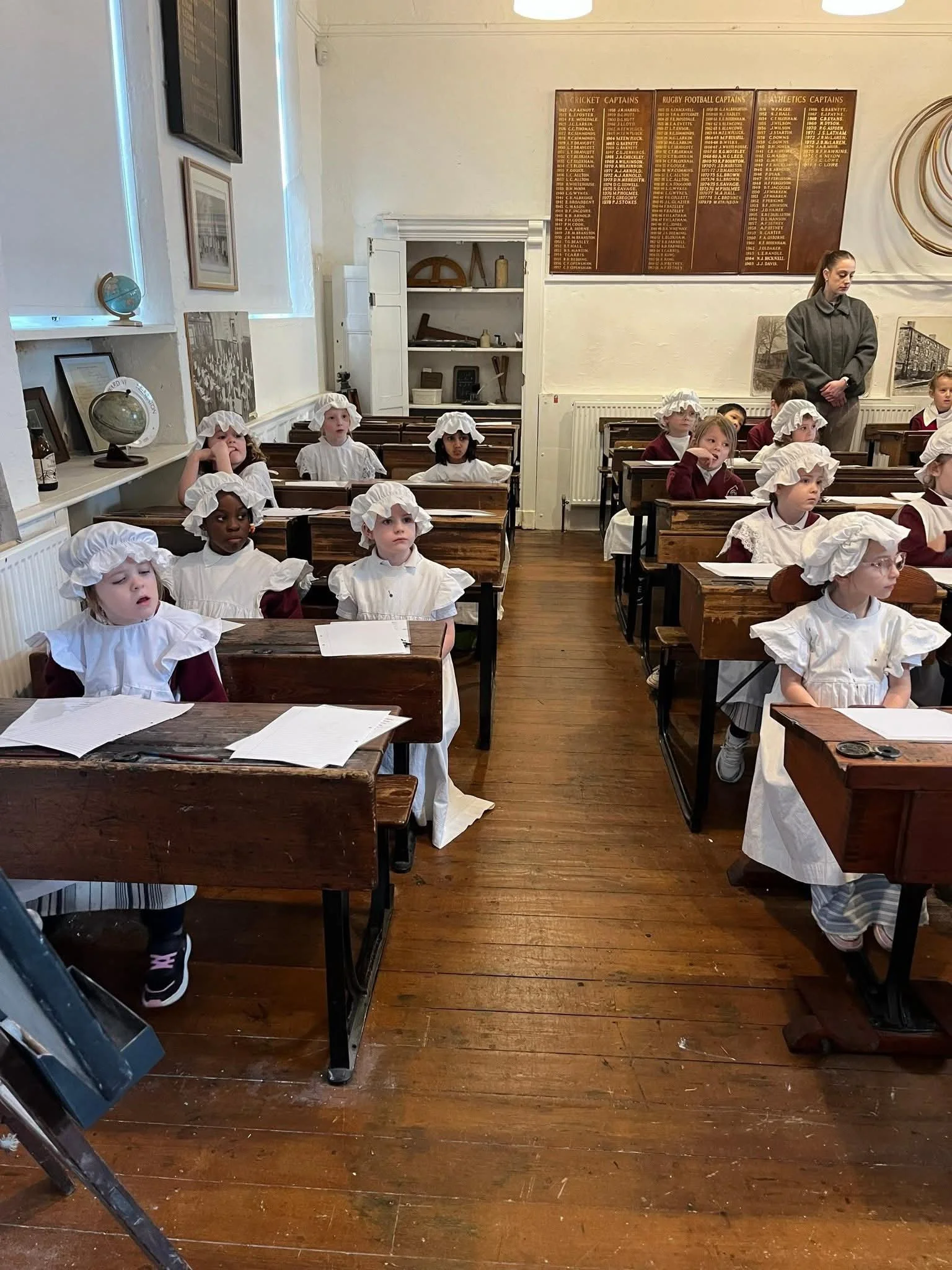 Victorian school re-enactment