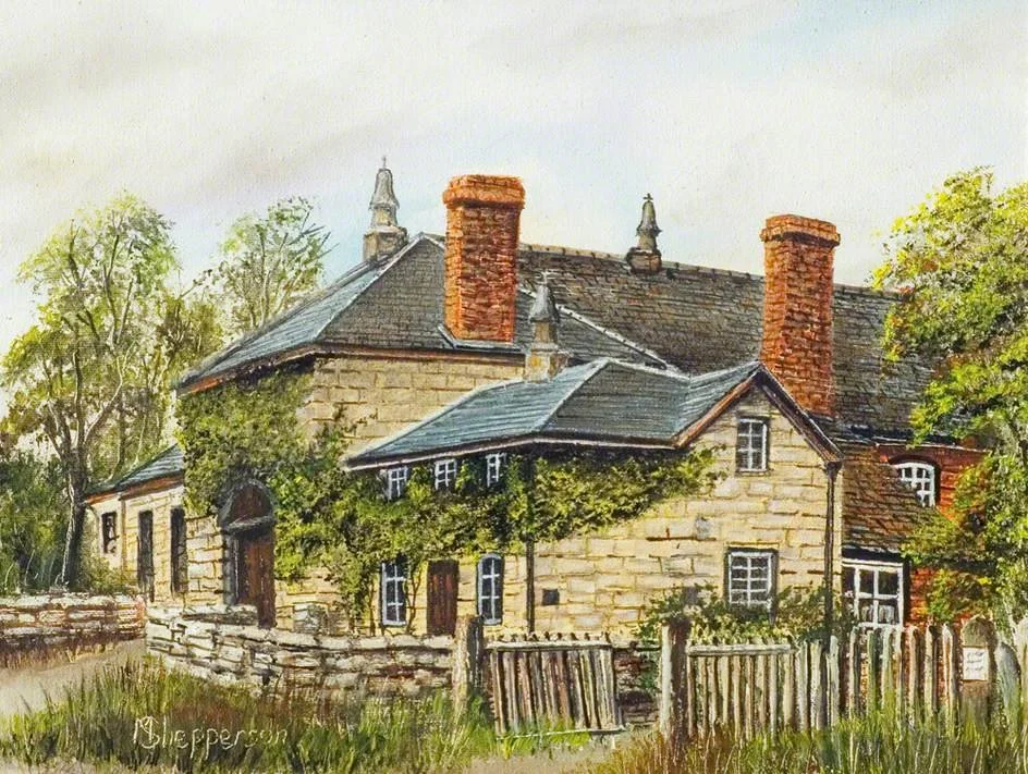 Chilvers Coton School. Original held at Chilvers Coton Heritage Centre