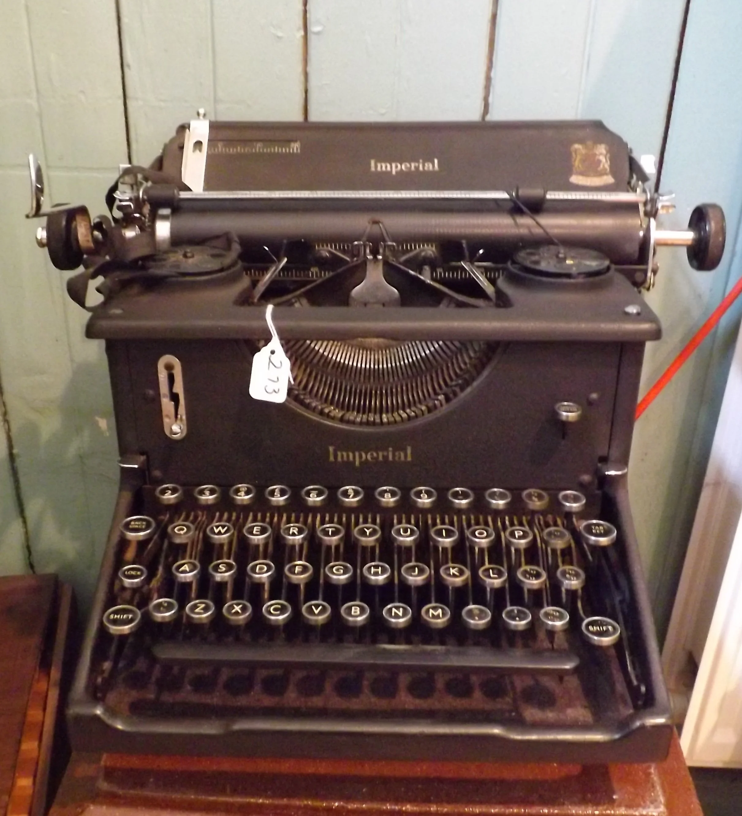 The Imperial Model 60 is a classic, heavy-duty office typewriter manufactured by the Imperial Typewriter Company in Leicester, England. It was introduced in 1949 as part of a successful lineage of standard office machines that retained the brand's ic
