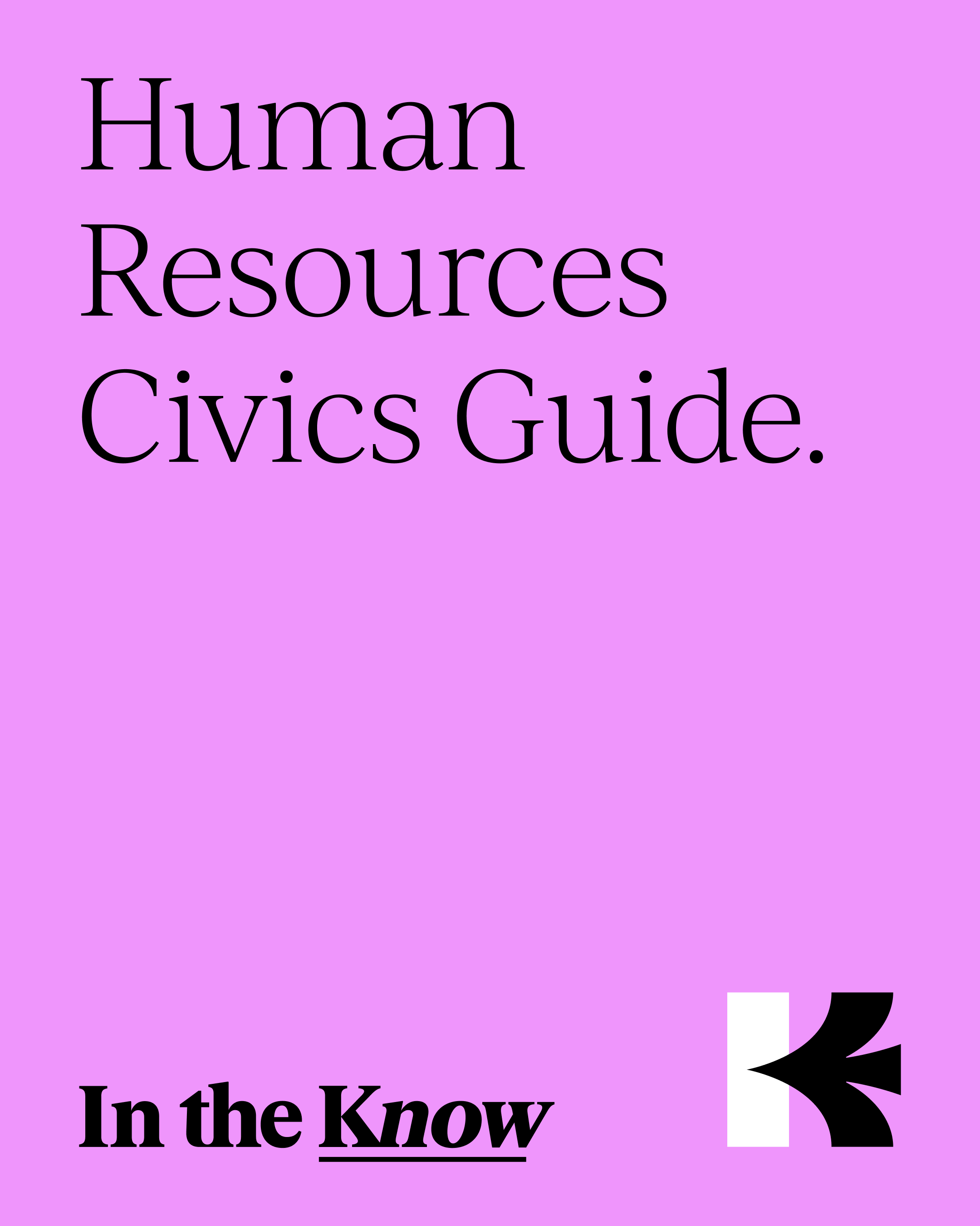2026 Human Resource Civics Guide
