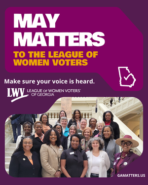 League of Women Voters social graphic