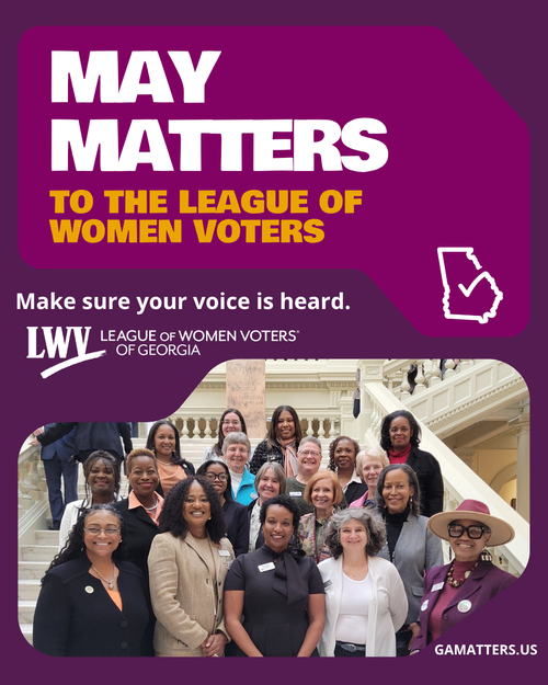 League of Women Voters social graphic