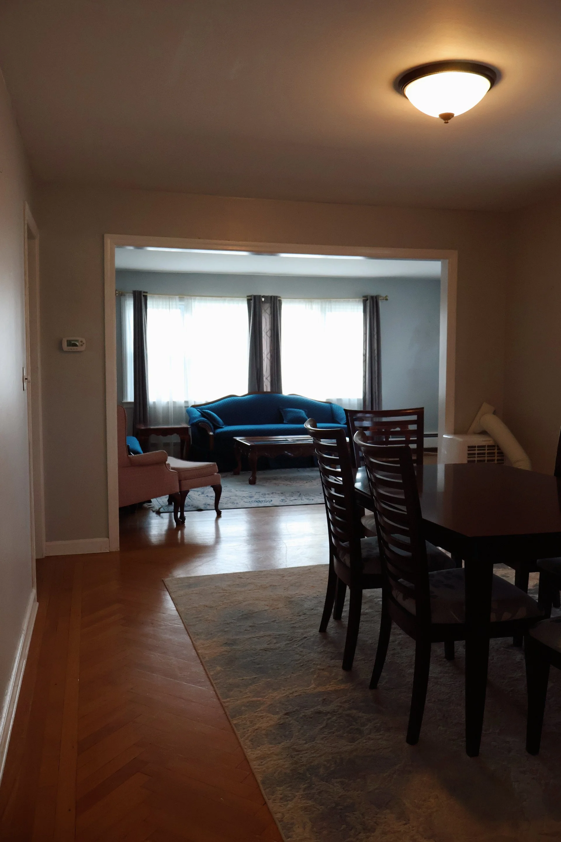 Dining Room into the Living Room