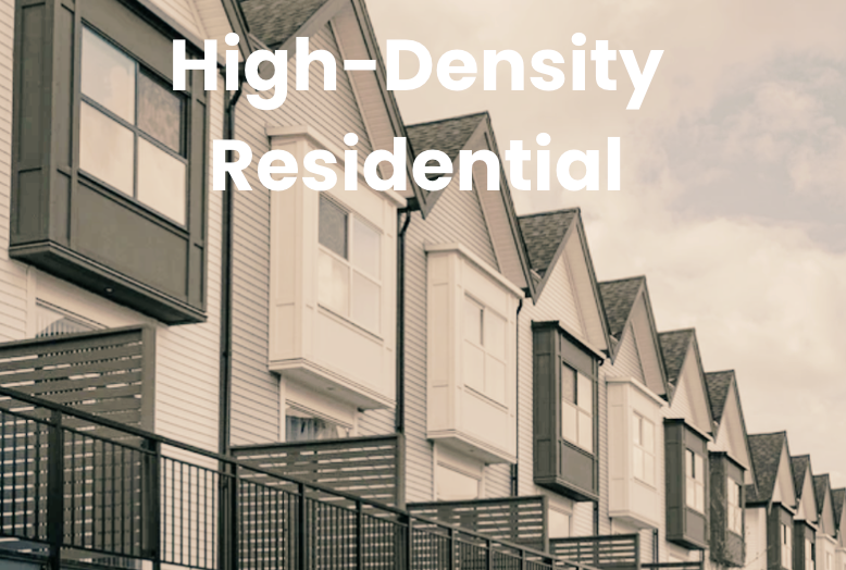We specialize in maximizing urban footprints through thoughtful, high-density housing solutions. From modern townhomes and sprawling multi-family complexes to purpose-built student housing, we create vibrant communities that feel like home