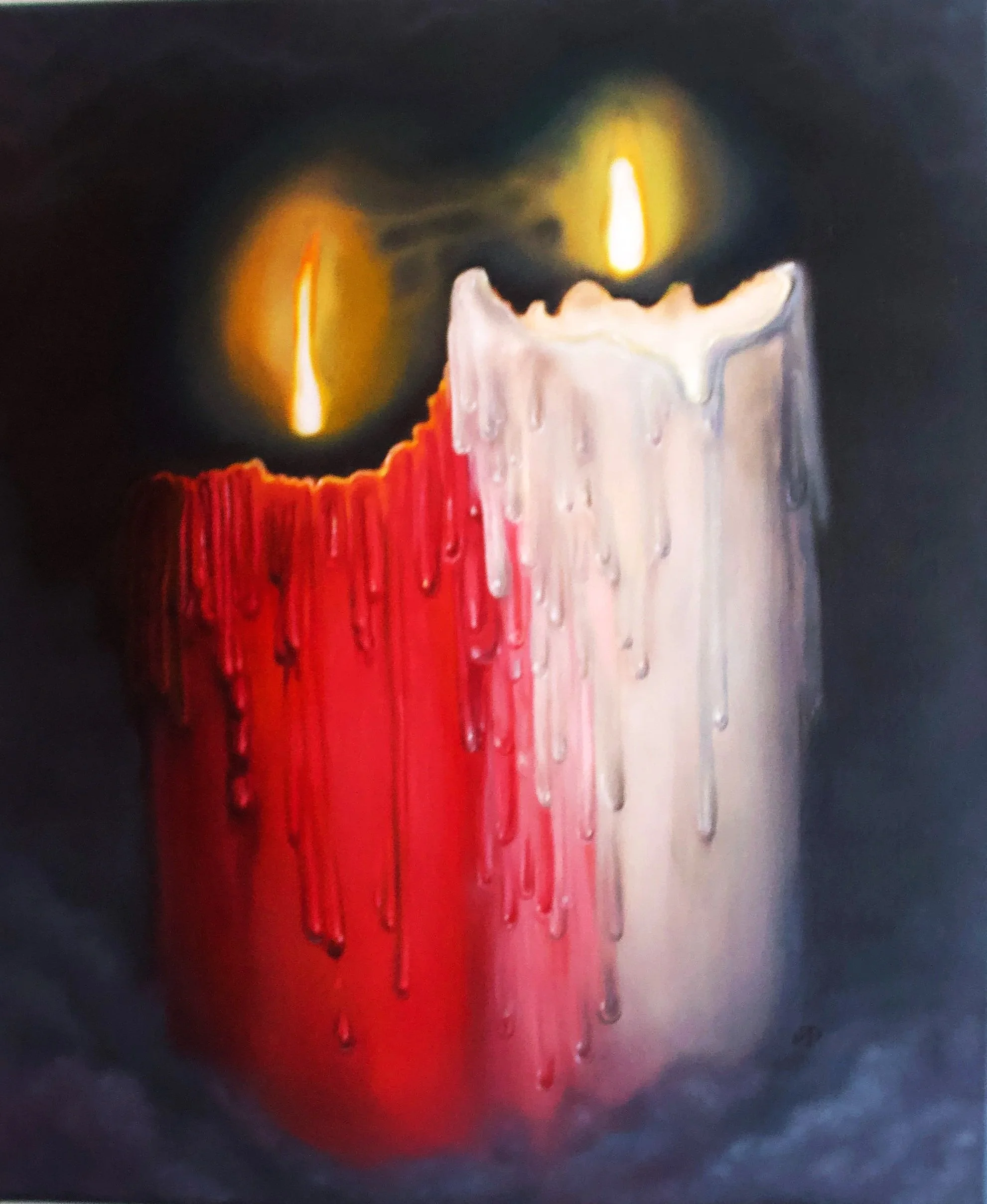 Burning Off of Me : 24x30