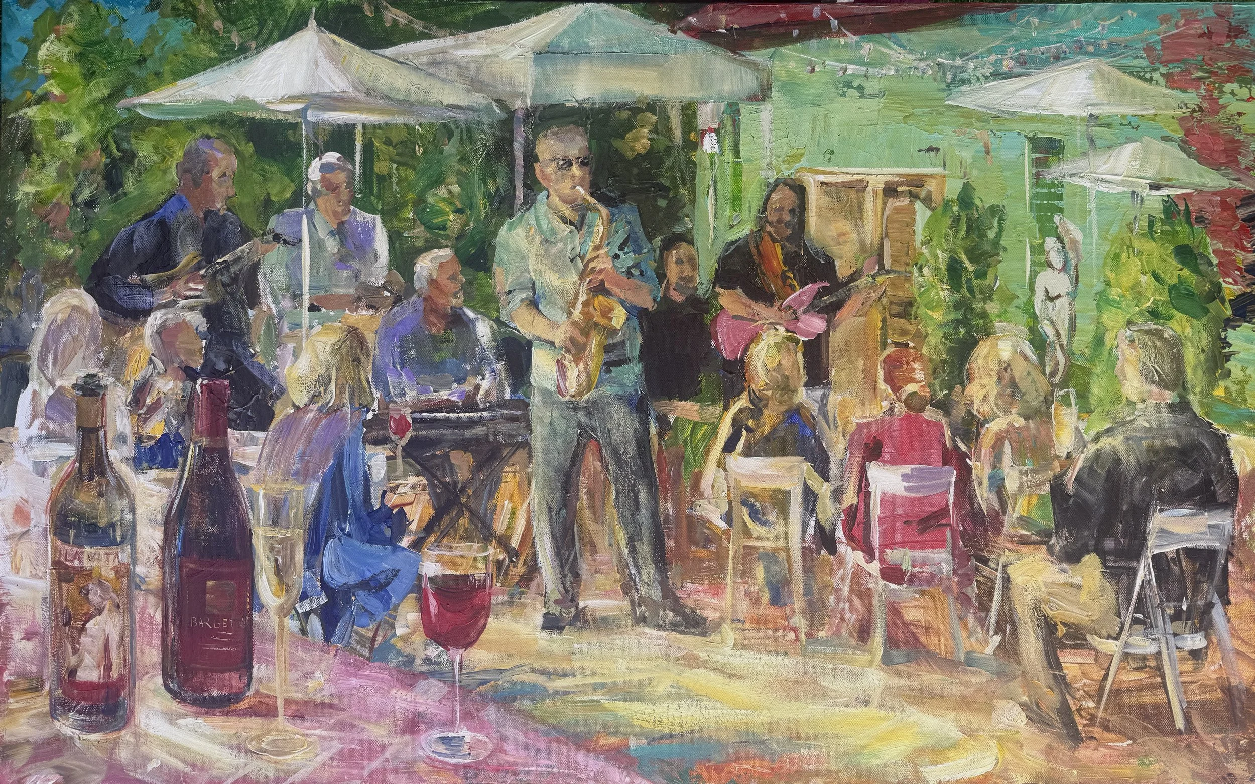 Live Painting for Songrise International Benefit Concert
