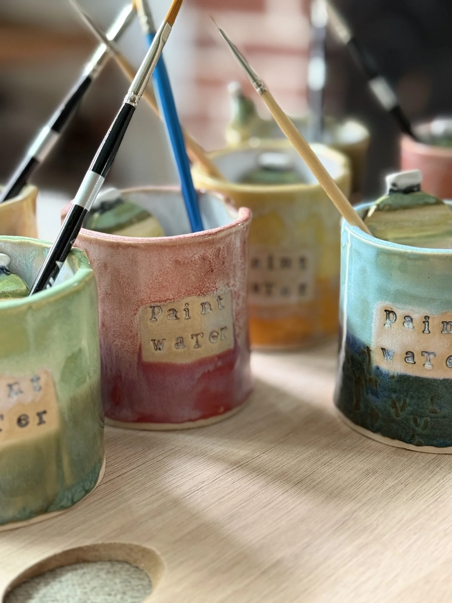 Artist's Paint Cup Set