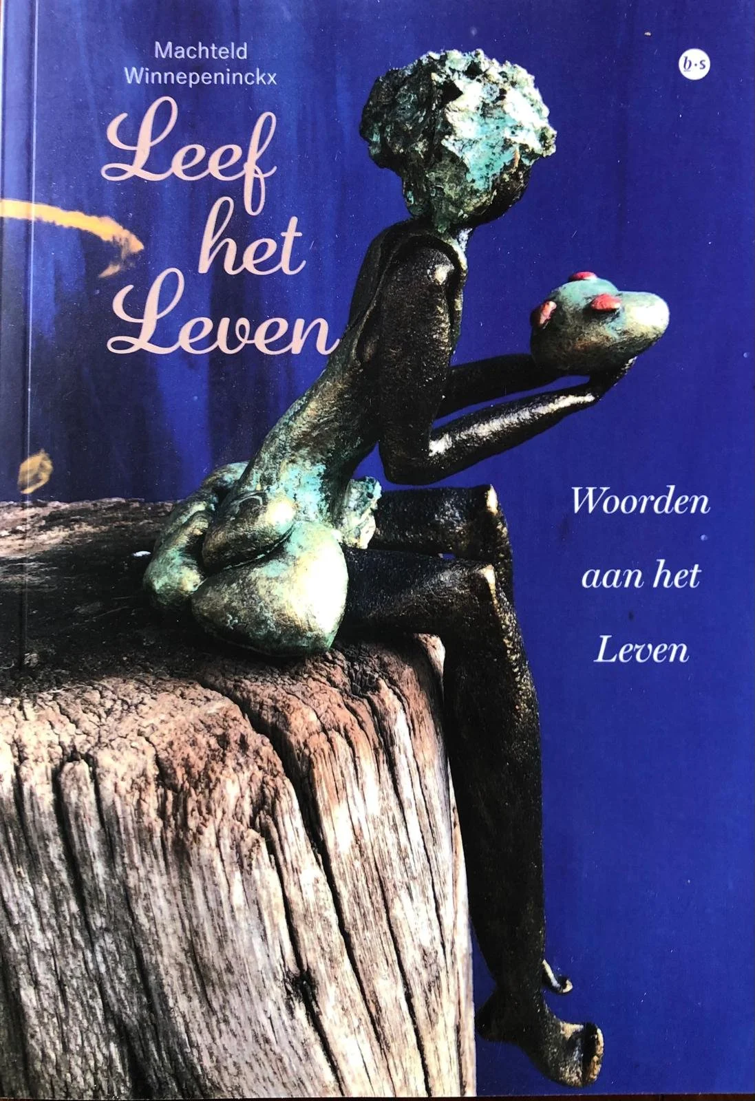 Cover van de dichtbundel Leef het Leven door Machteld Winnepeninckx — een uitnodiging om voluit te leven: "Woorden aan het Leven."