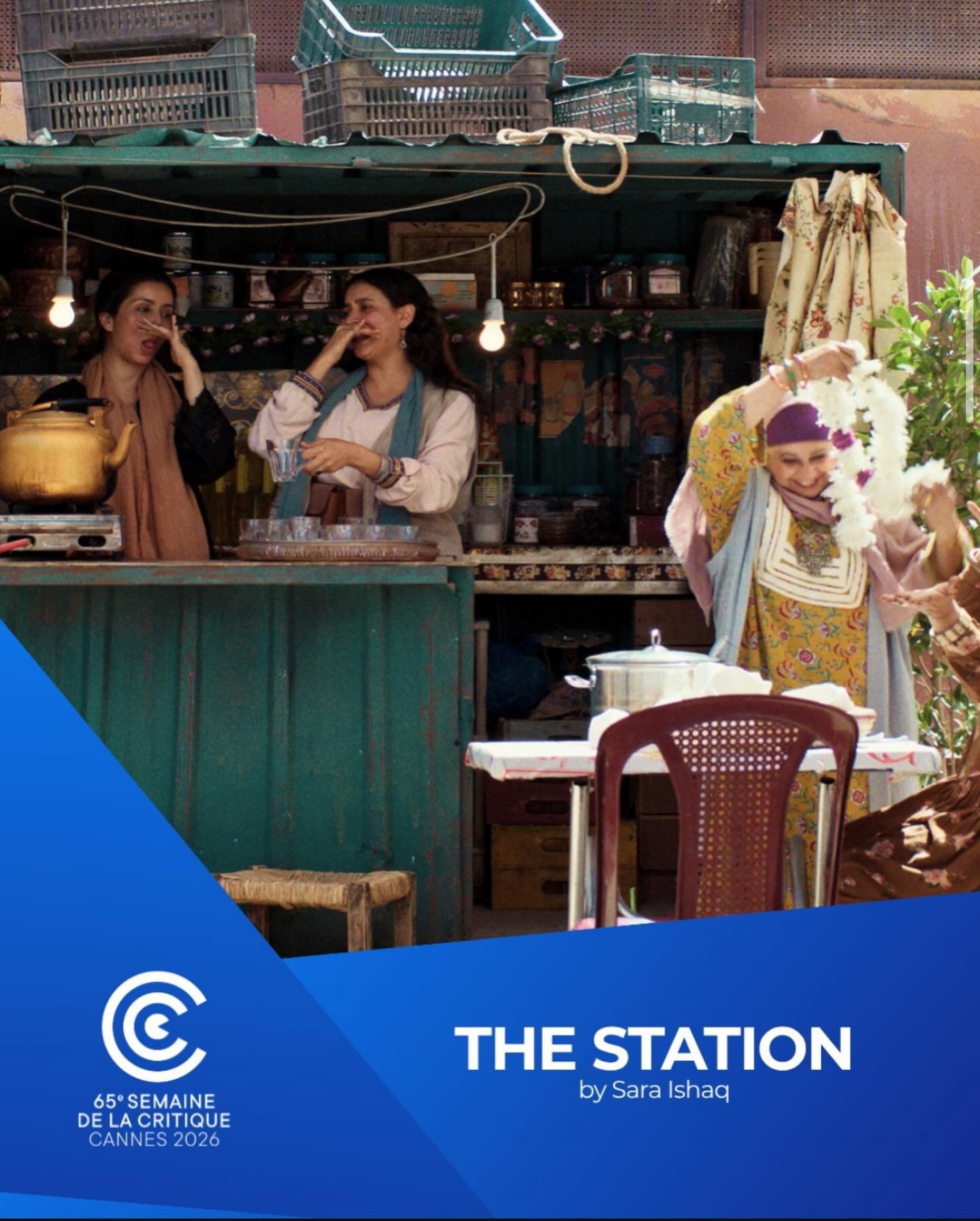 Very excited to share that our first production, THE STATION, written by Sara Ishaq &amp; Nadia Eliewat, and directed by Sara Ishaq (@saraishaq.film ) has been selected in competition at the 65th Cannes Critics&rsquo; Week!

The film is produced by @