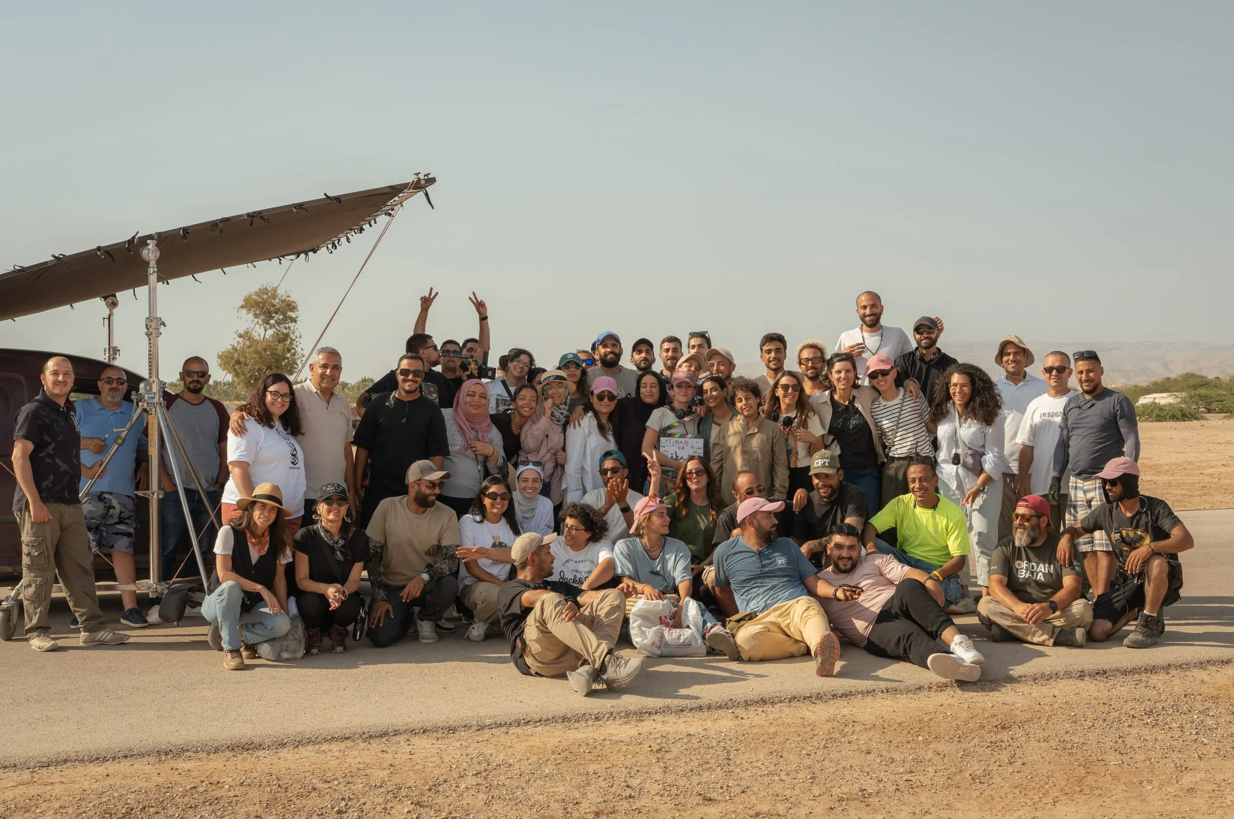 The wind has finally calmed, and it&rsquo;s time to celebrate our outstanding Jordanian crew. A team of professional, talented, and dedicated crew who poured their hearts and souls into bringing our Yemeni story to the global screens, working with so