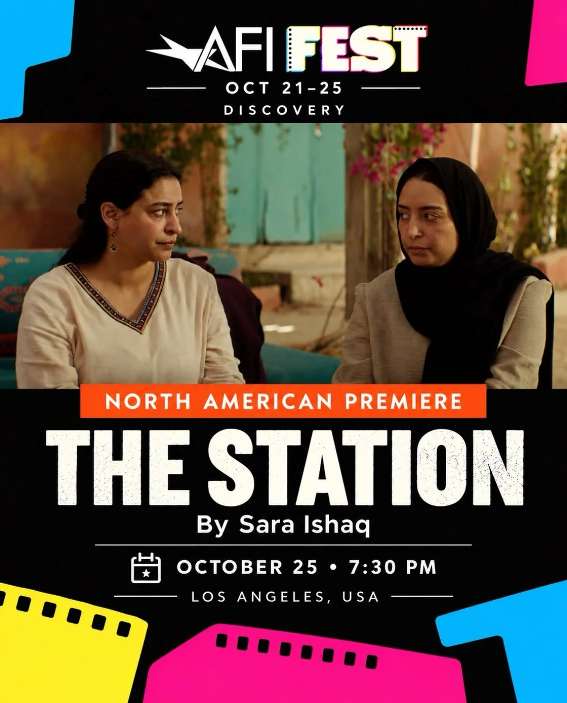 Next stop: Los Angeles! 🇺🇸

THE STATION by Sara Ishaq will have its North American premiere at AFI FEST in the Discovery section.

🗓 October 25 at 7:30 PM
📍 Los Angeles, USA

The journey of THE STATION continues.✨

@afifest 
@paradise.city.sales 