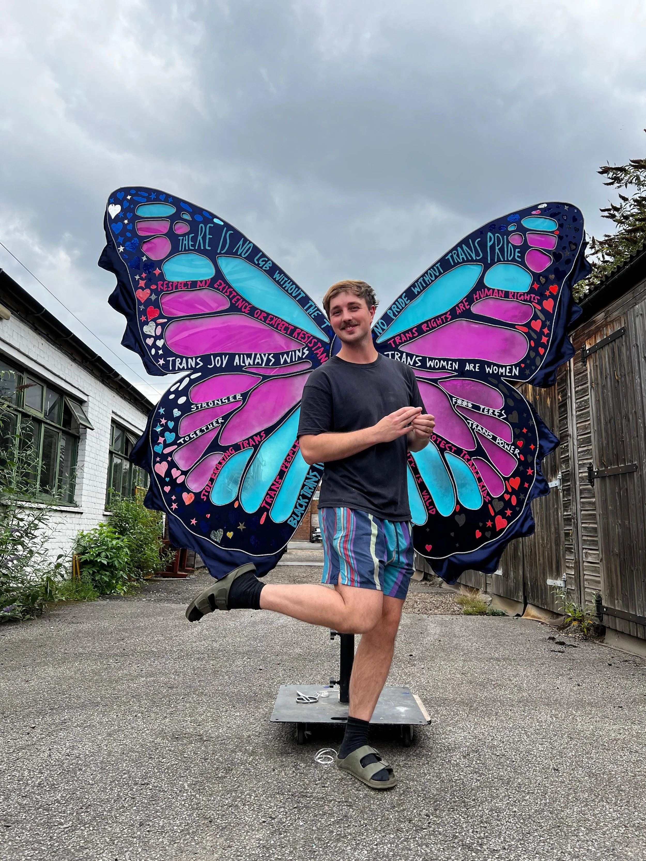Trans Pride Butterfly