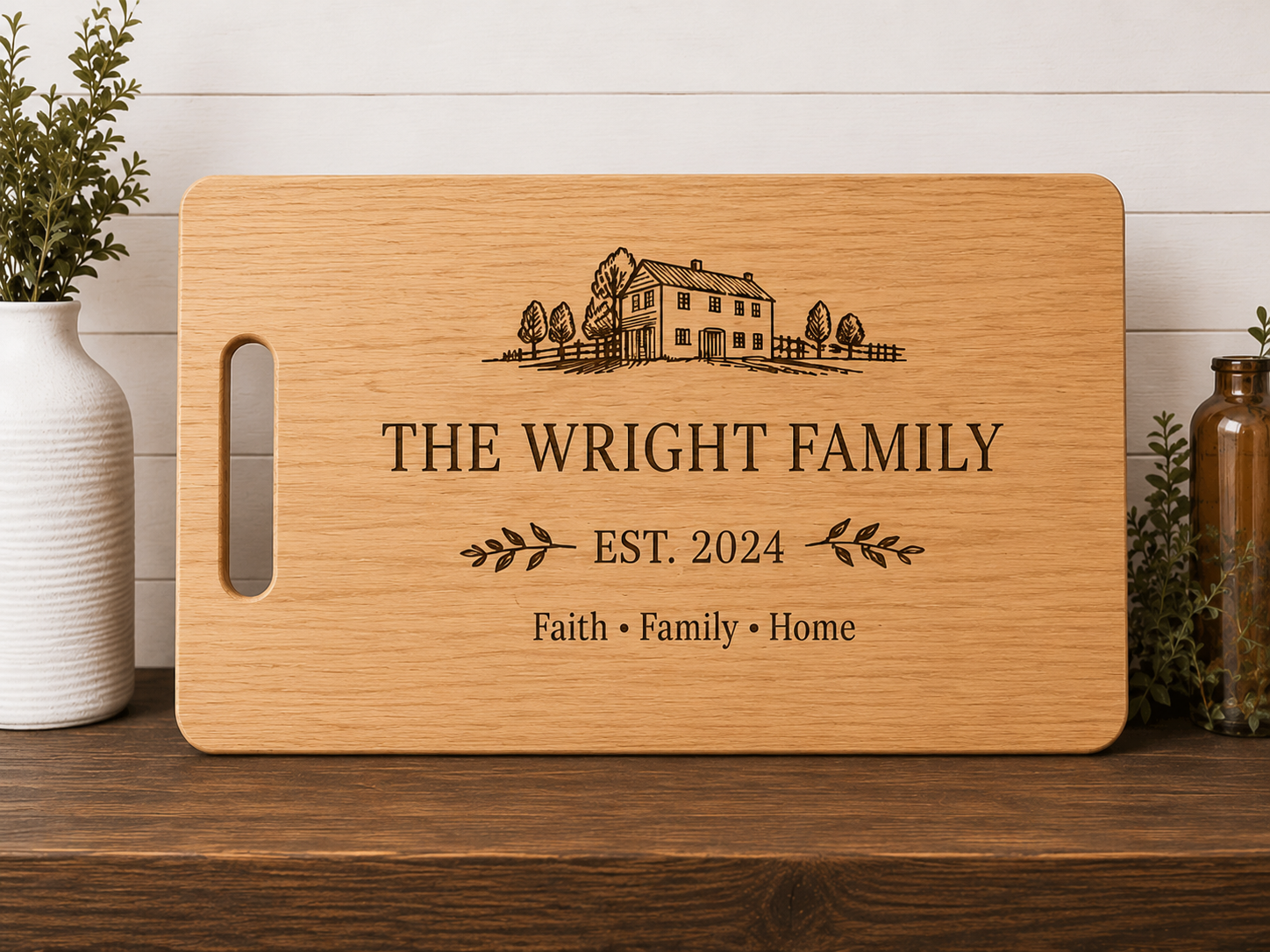 Homestead Personalized Cutting Board