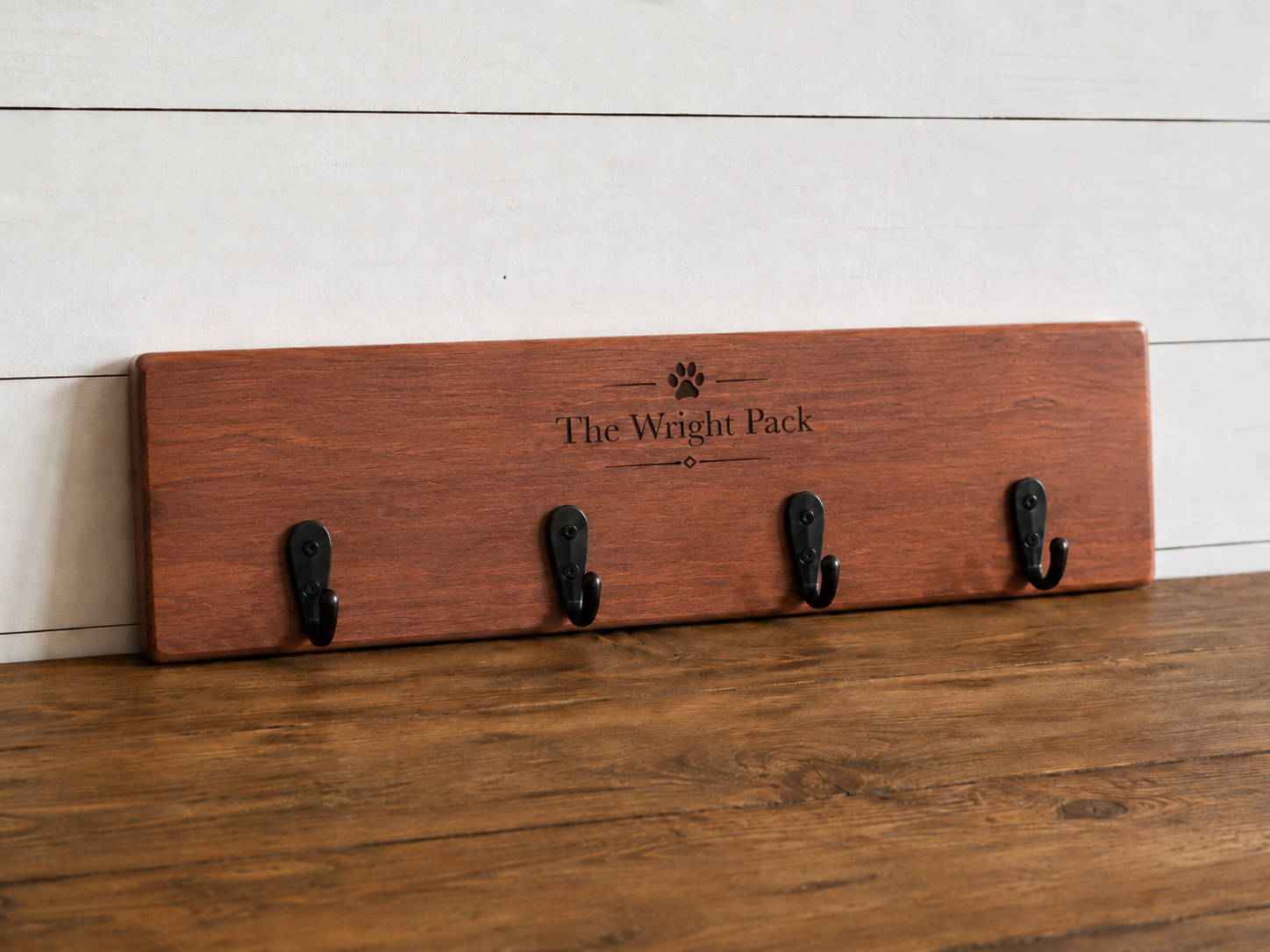 H&H Personalized Leash Station Large Cordovan Leather.png