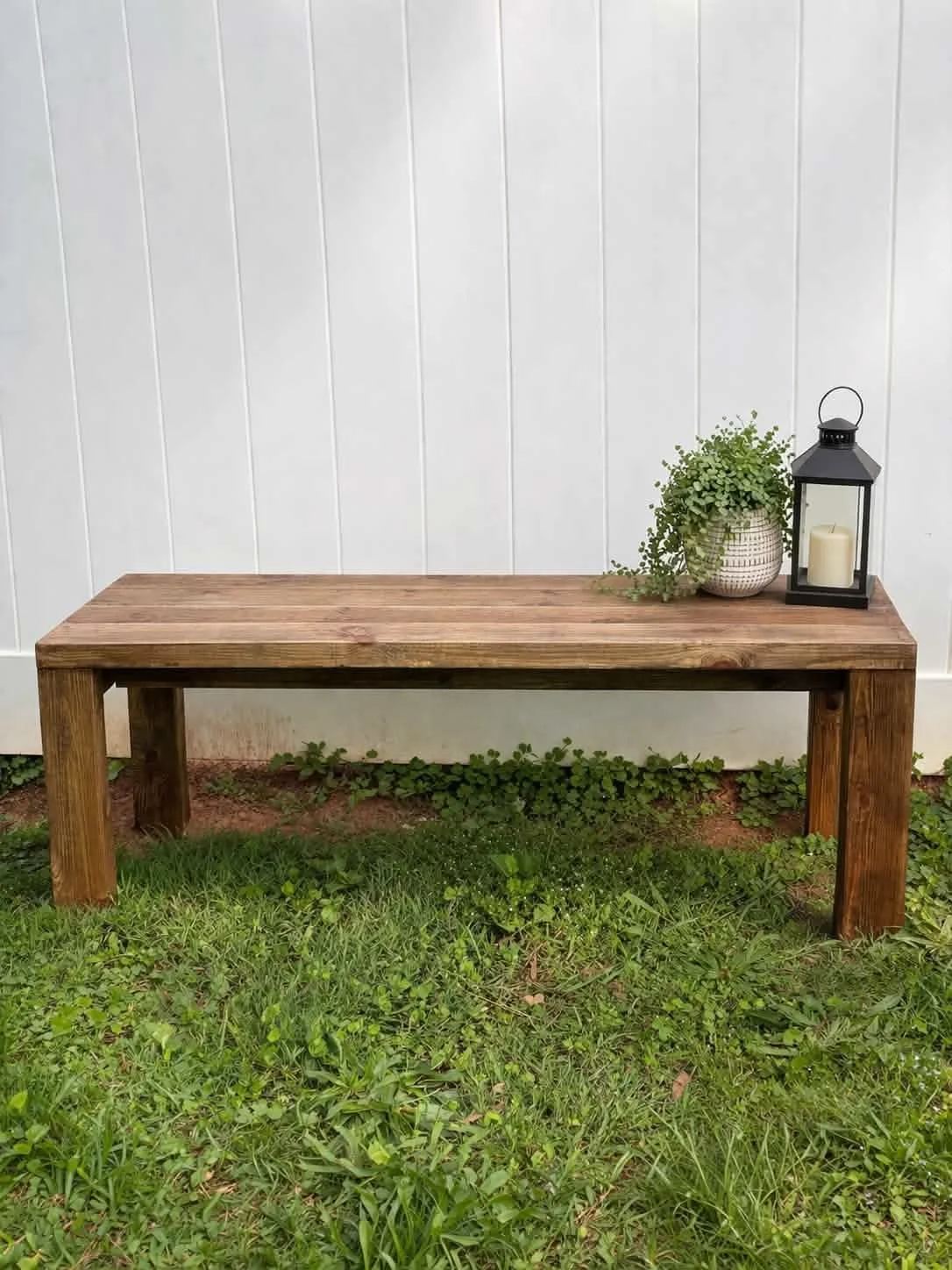 Handmade Outdoor Bench | Sealed Solid Wood