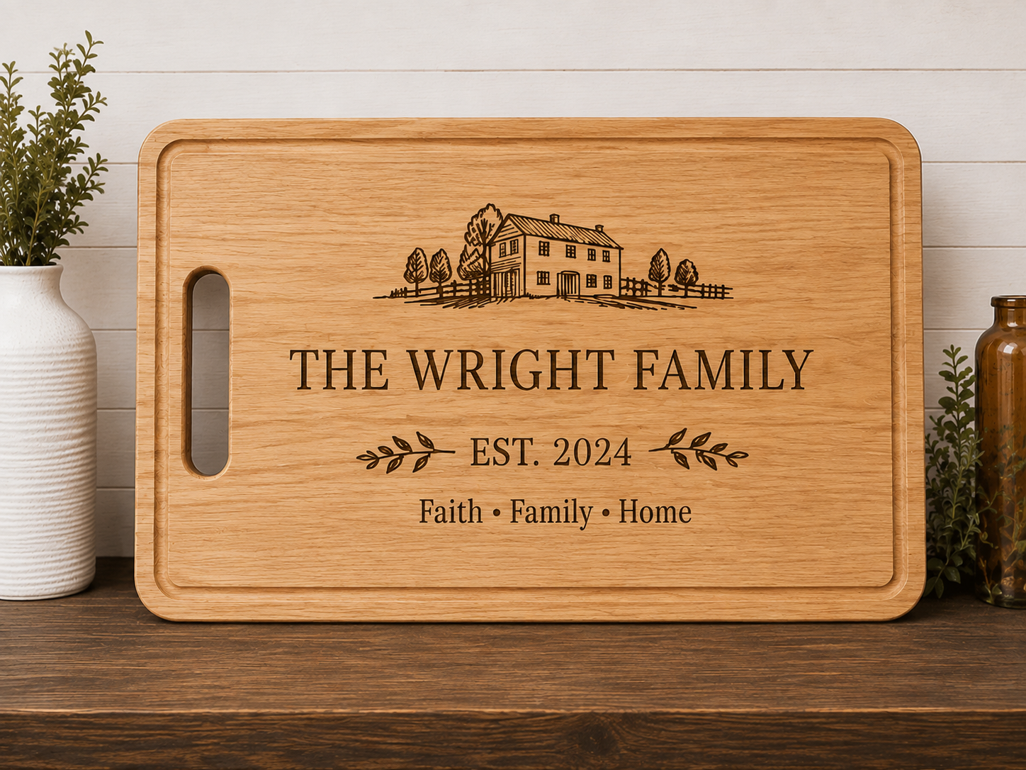 Homestead Personalized Cutting Board