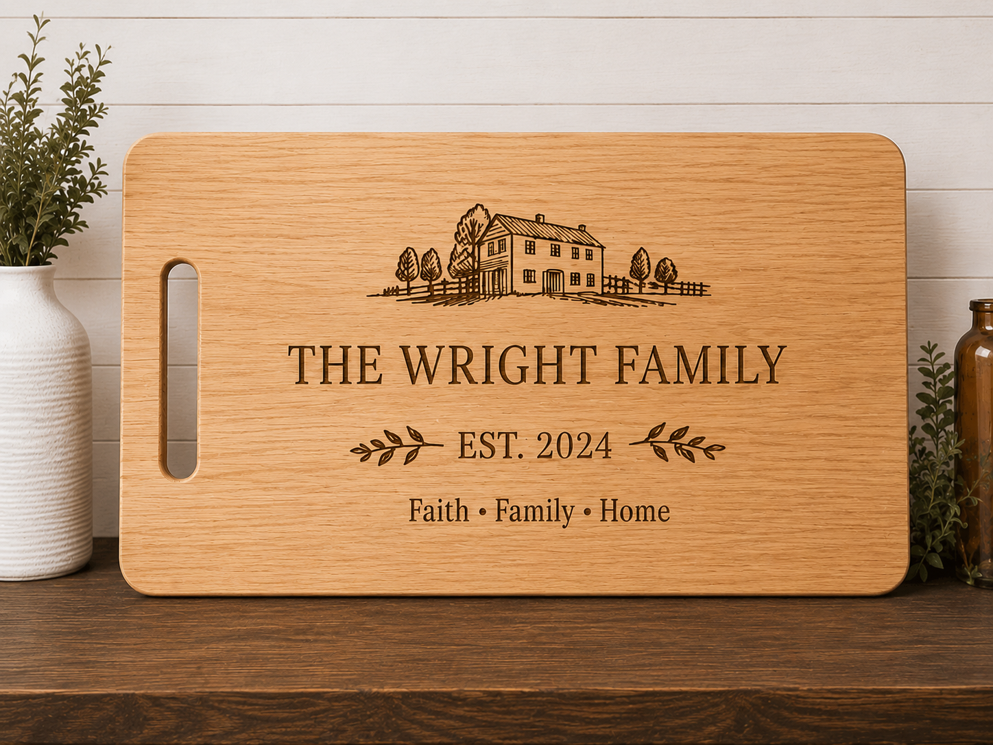 Homestead Personalized Cutting Board