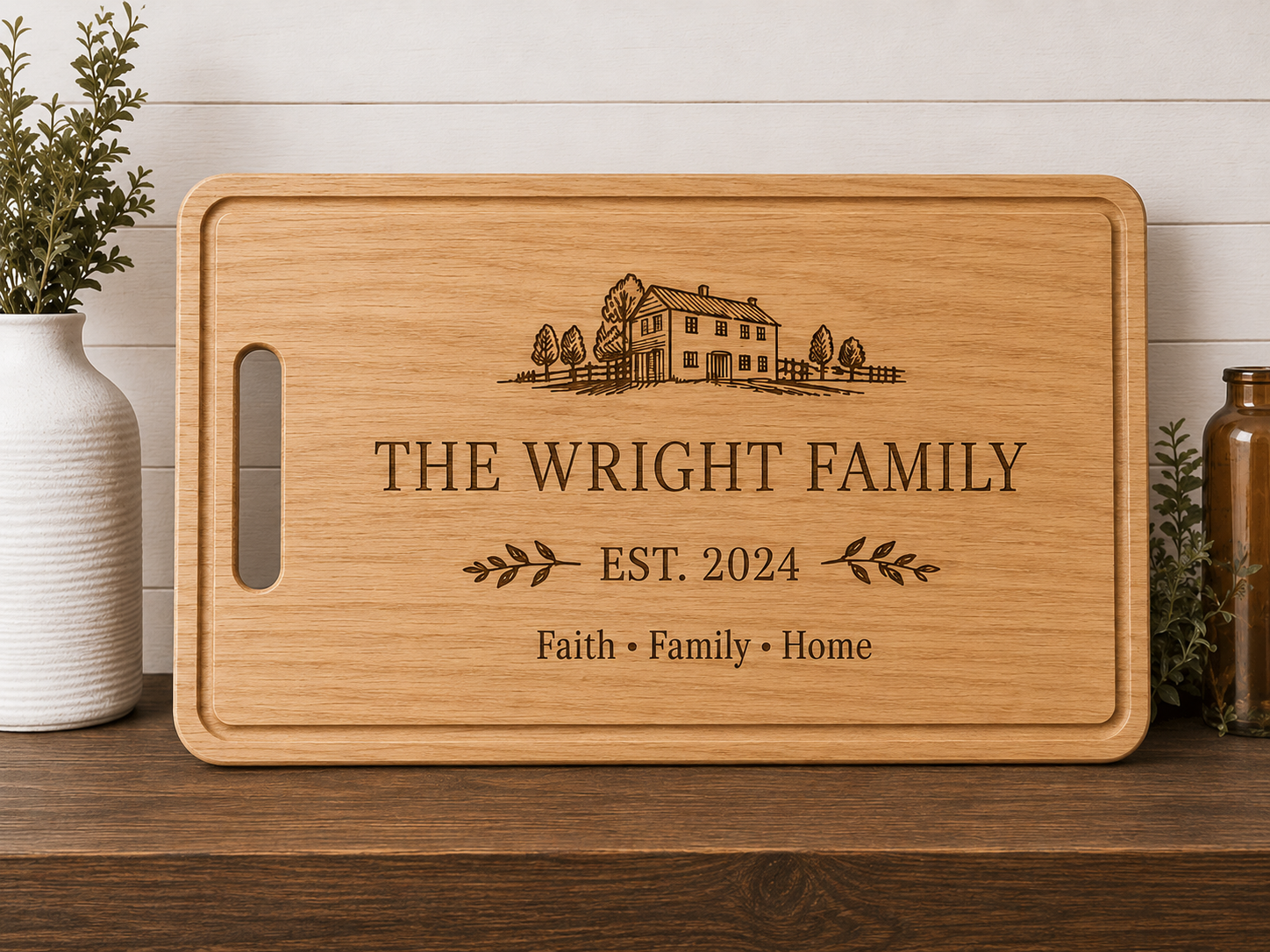 Homestead Personalized Cutting Board