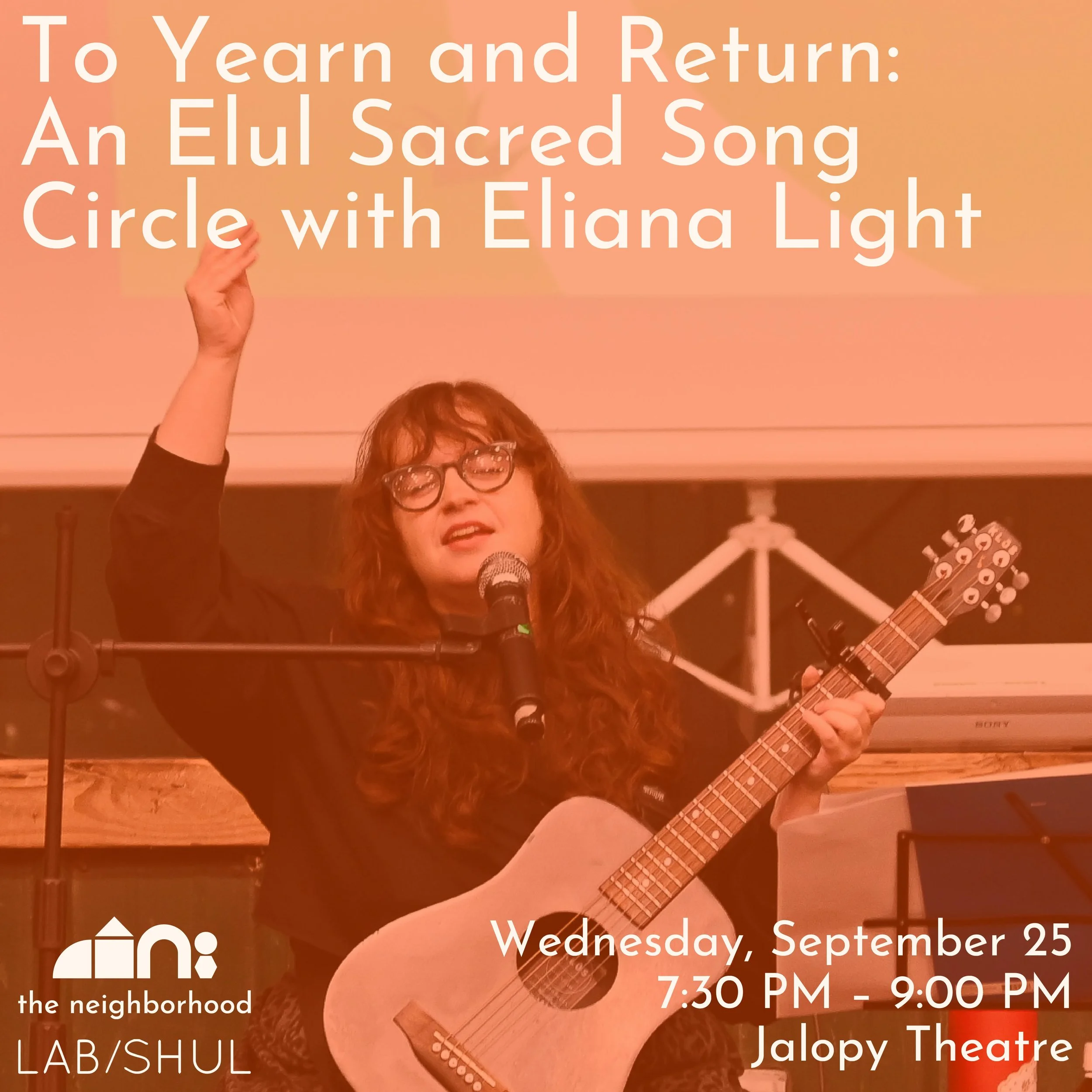 To Yearn and Return: An Elul Sacred Song Circle with Eliana Light