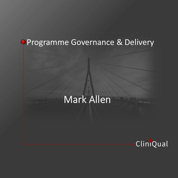 Programme Governance &amp; Delivery - Mark’s Projects