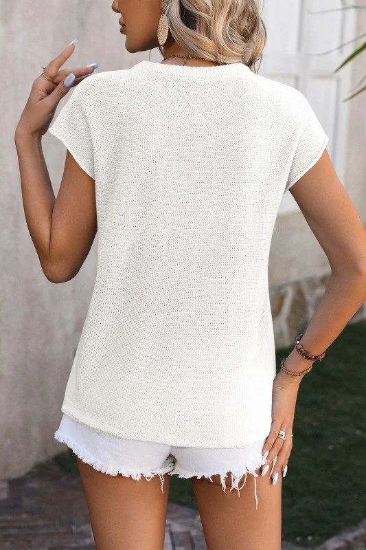 White Cap Sleeve Sweater - Back.jpg