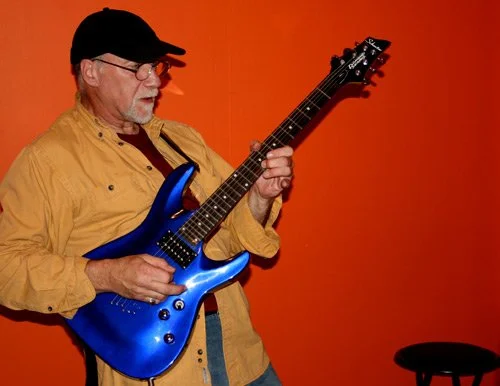 Rick Edgett at Ken Tobias recording session 2007.
