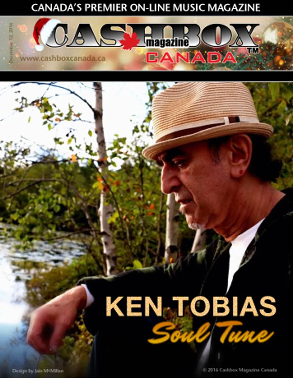 Ken on cover of CashBox Canada Magazine. 