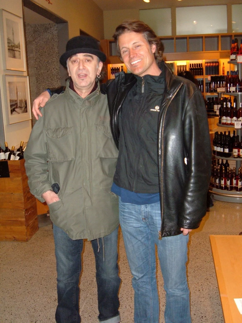 Ken with Jim Cuddy of Blue Rodeo.