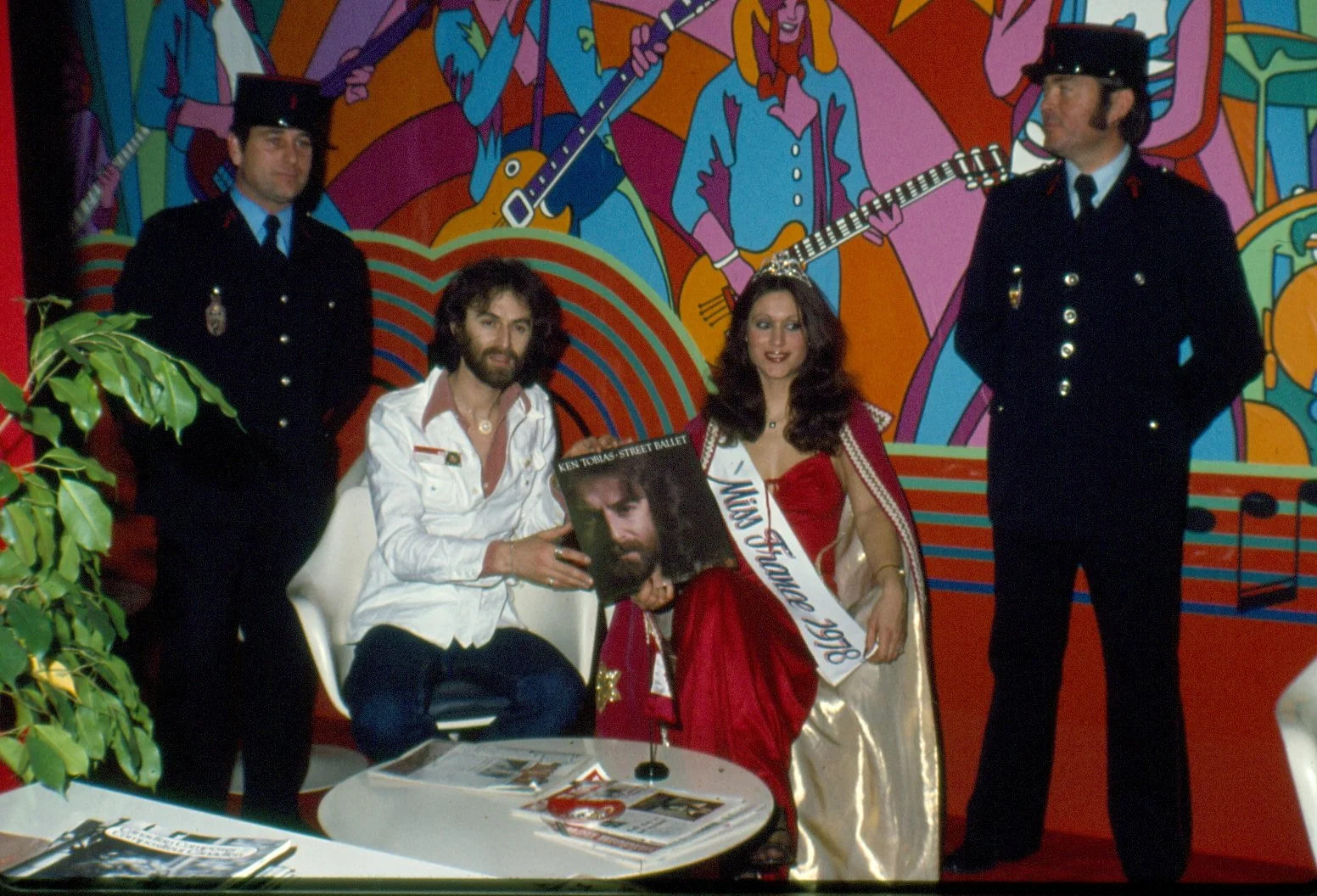 Ken with Miss France 1978 Cannes, France during MIDEM. photo: Tony Tobias