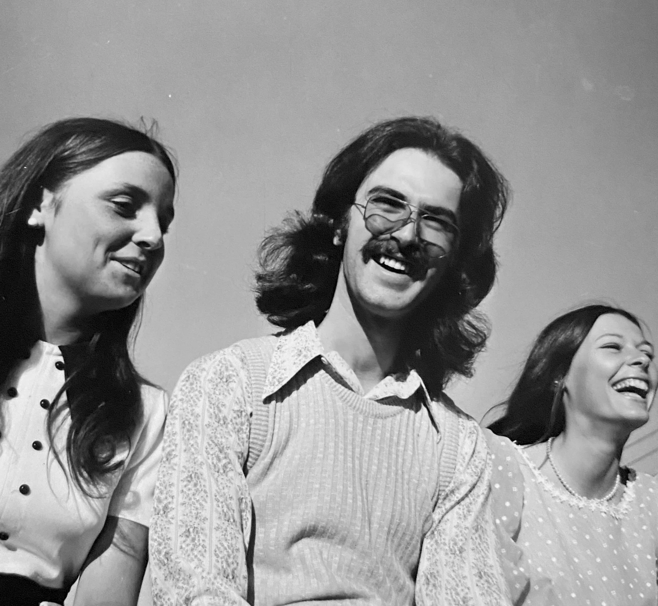 Ken riding as celebrity guest in the Saint John Loyalist Parade circa 1971. Name those gals.