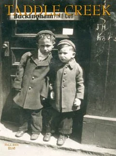 Brothers Tony & Ken. Photo circa 1949 Saint John. Photo used on the cover of Taddle Creek Magazine fall 2000.