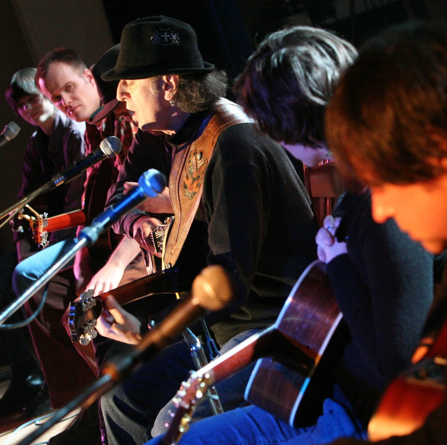 Ken singing at Songwriter's Circle, Saint John Loyalist Festival. 2006. Photo: Brian Goodwin.