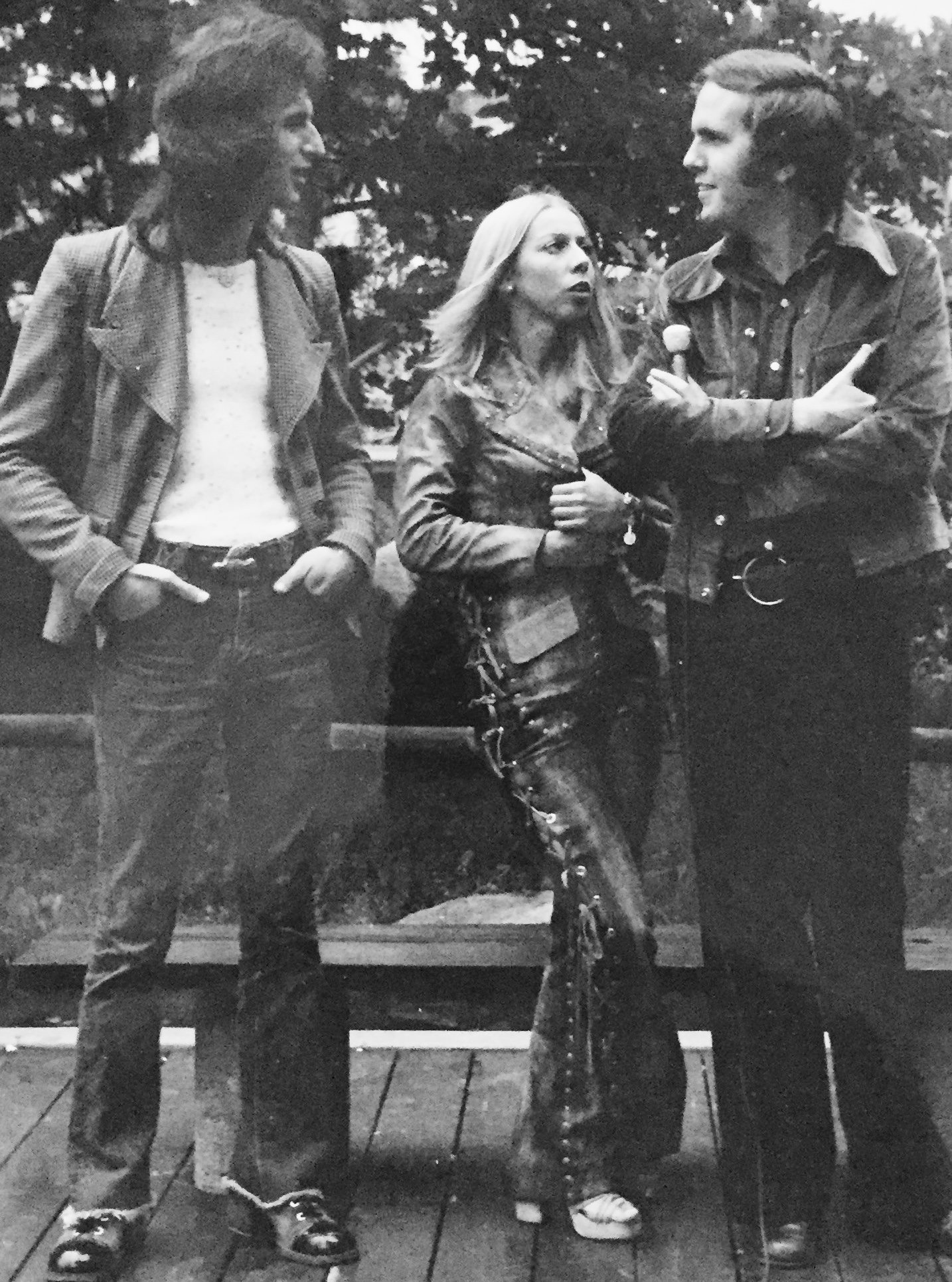 Ken with Patsy Gallant and TV Producer and Host of the show "Like Young" Jim McKenna in Montreal.