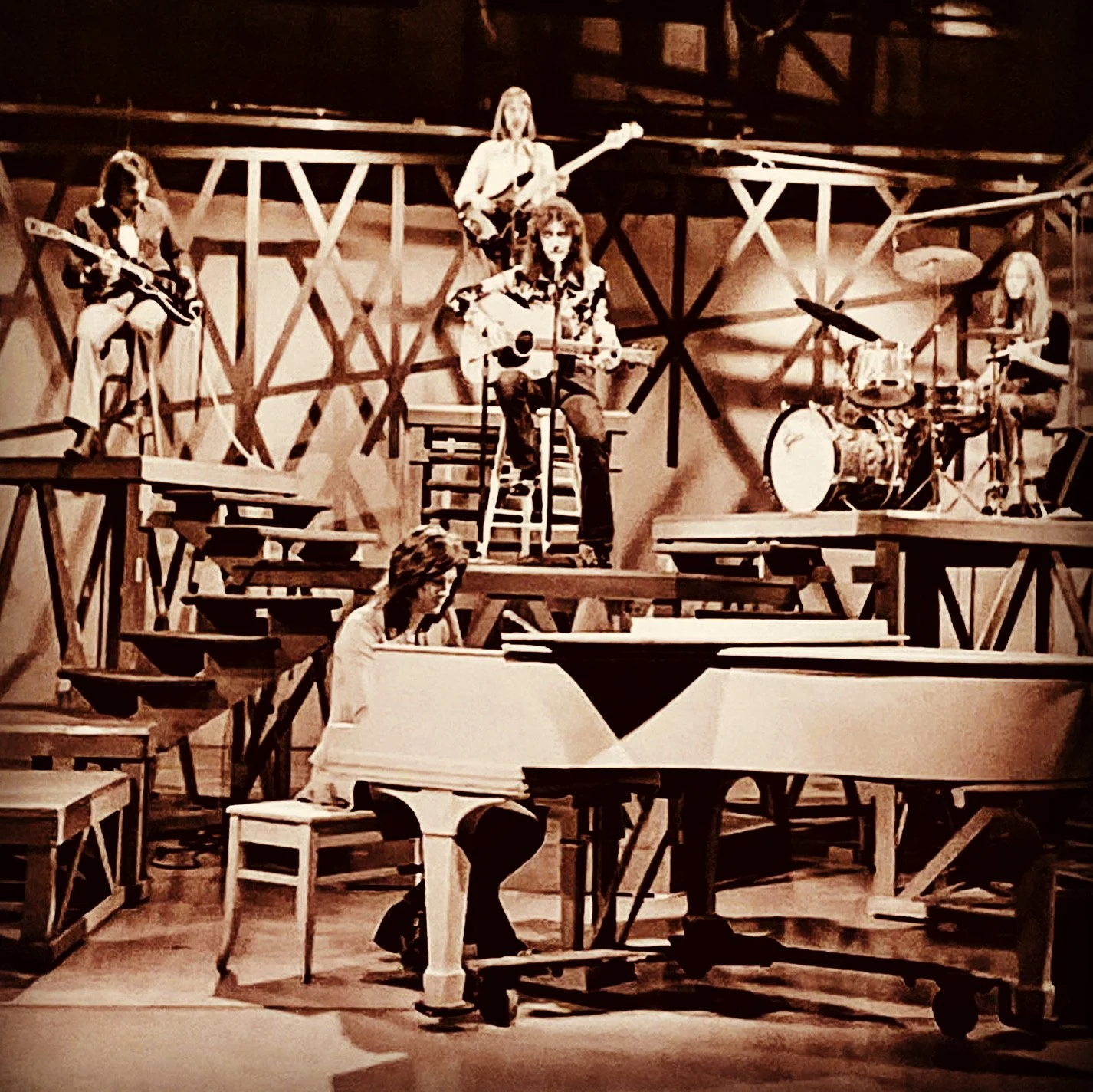 Ken and band in Montreal for taping of the Rene Simard TV show.