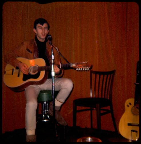 Ken Tobias playing the Gemini Coffee House, February 1966, Halifax, Nova Scotia.