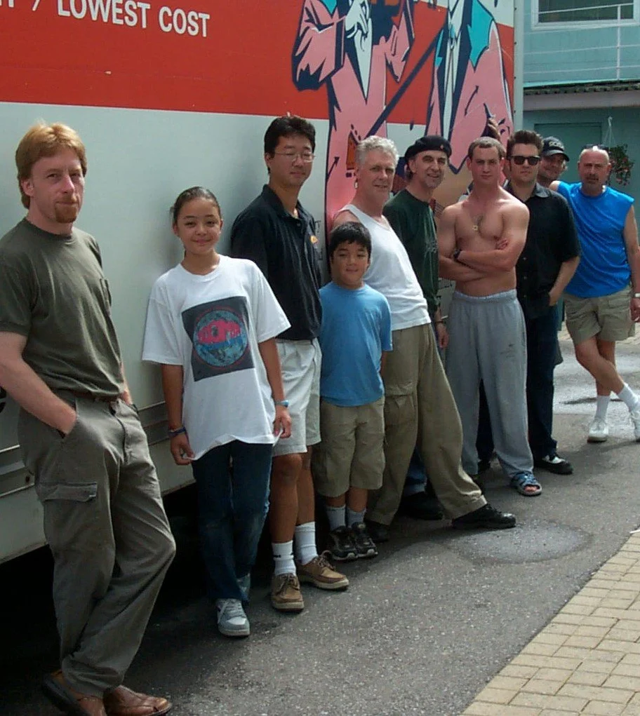 The last day in Toronto. The moving crew of friends and family who helped Ken pack the truck for his move to Saint John in 2003. Photo outside Reaction Studio and Ken's loft where he resided for 17 years.